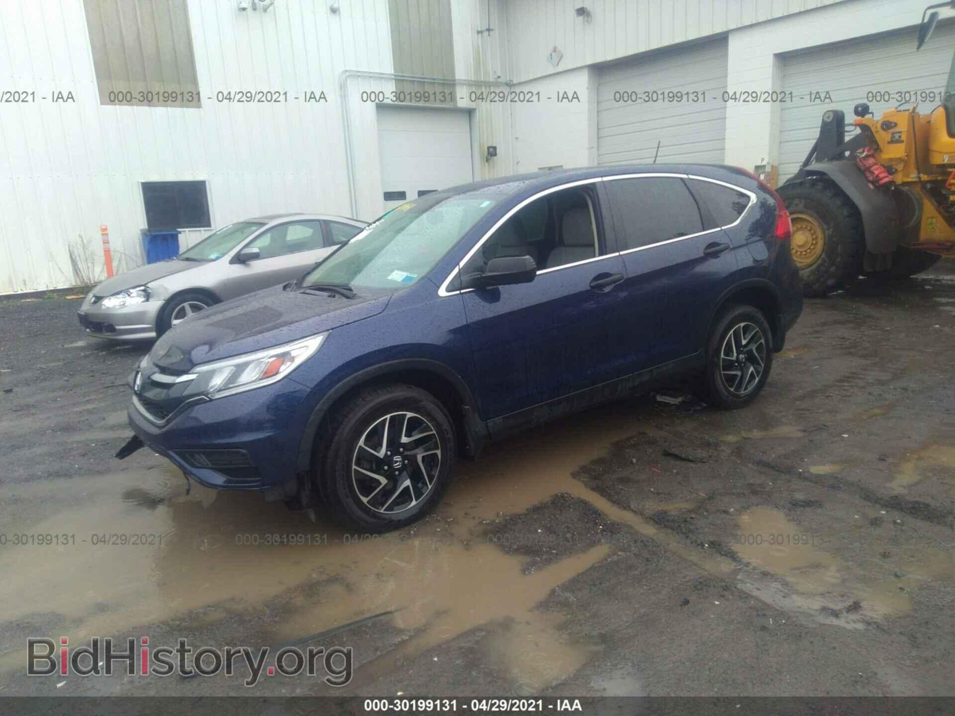 2016 HONDA CR-V - VIN: 5J6RM4H40GL059241 - Фото 2