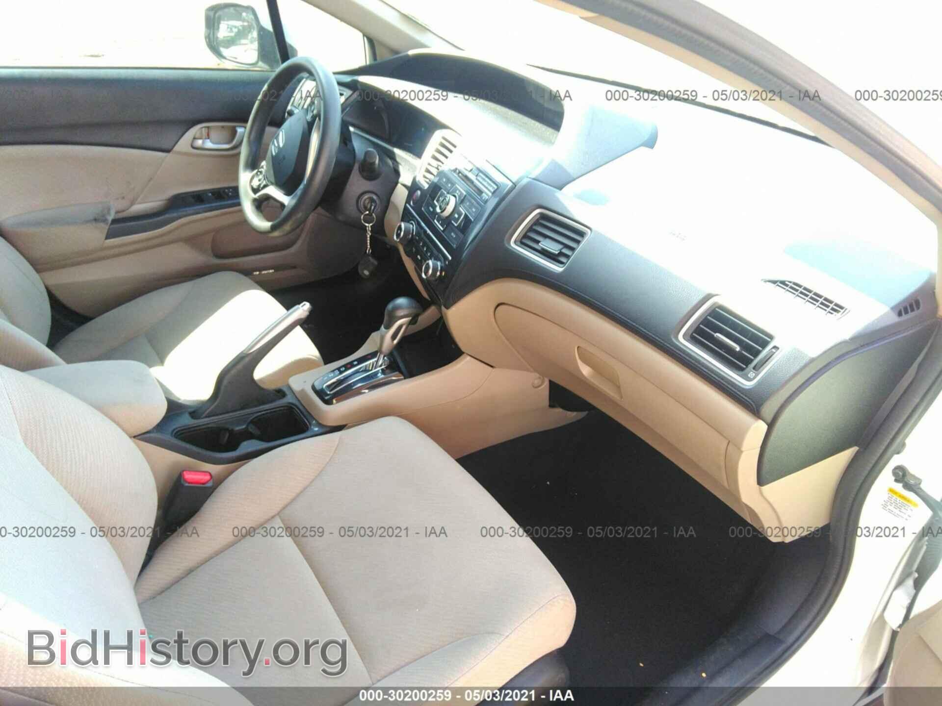 2013 HONDA CIVIC SDN - VIN: 19XFB2F59DE200567 - Фото 5