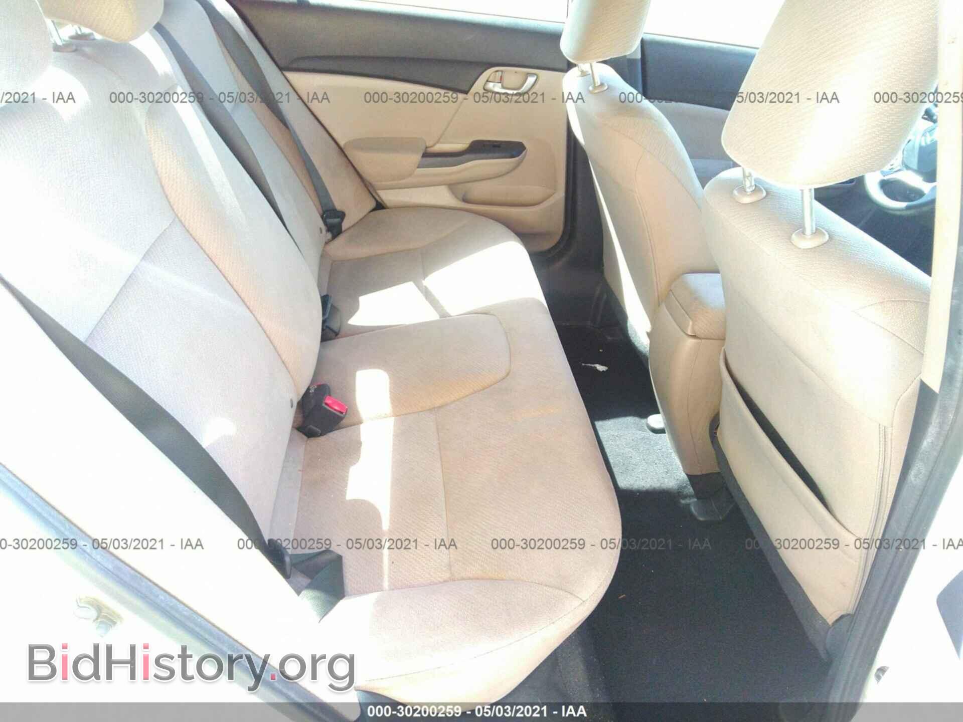 2013 HONDA CIVIC SDN - VIN: 19XFB2F59DE200567 - Фото 8