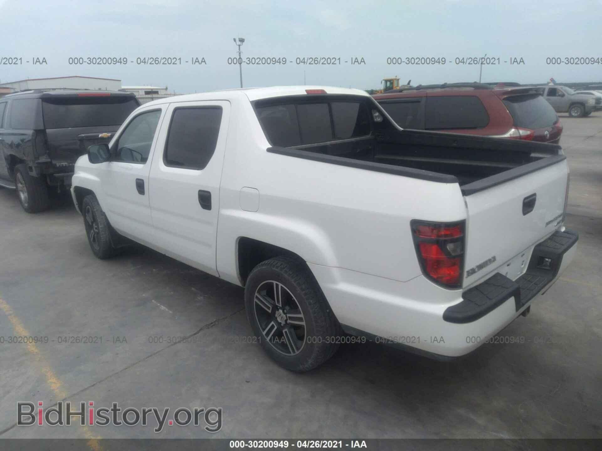2012 HONDA RIDGELINE - VIN: 5FPYK1F73CB001776 - Фото 3