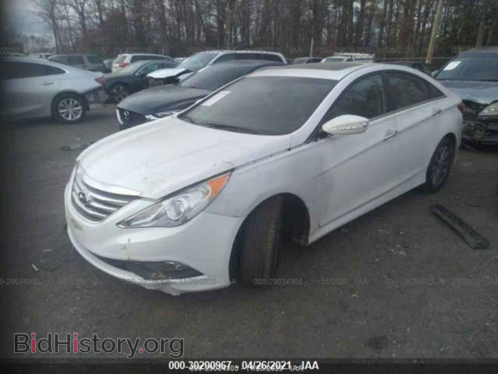 2014 HYUNDAI SONATA - VIN: 5NPEC4ABXEH918417 - Фото 2
