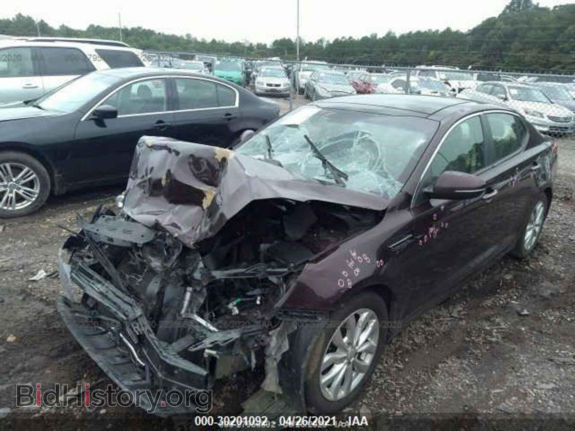2015 KIA OPTIMA - VIN: 5XXGN4A79FG395726 - Фото 2