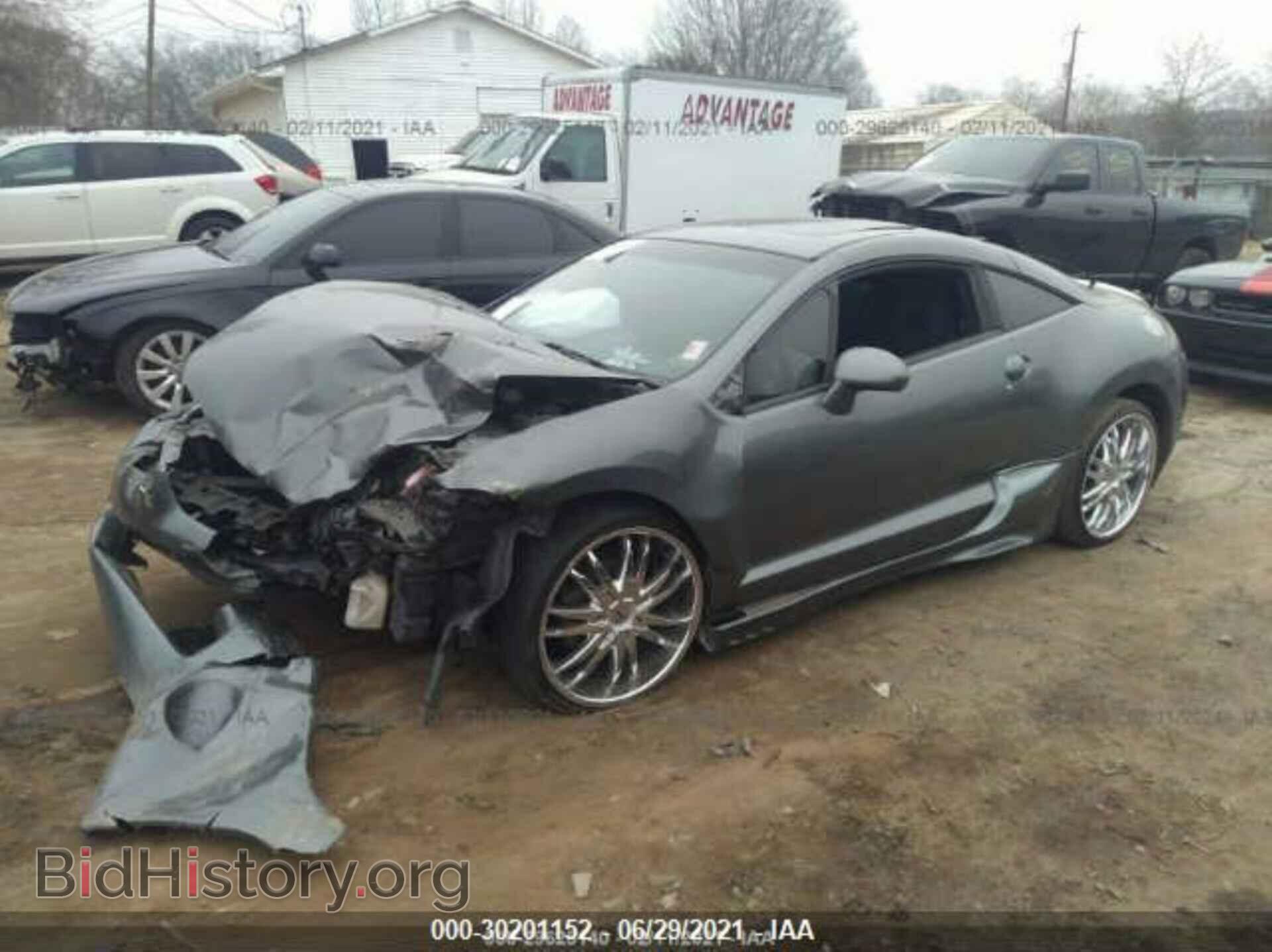 2006 MITSUBISHI ECLIPSE - VIN: 4A3AK24F06E041035 - Фото 2