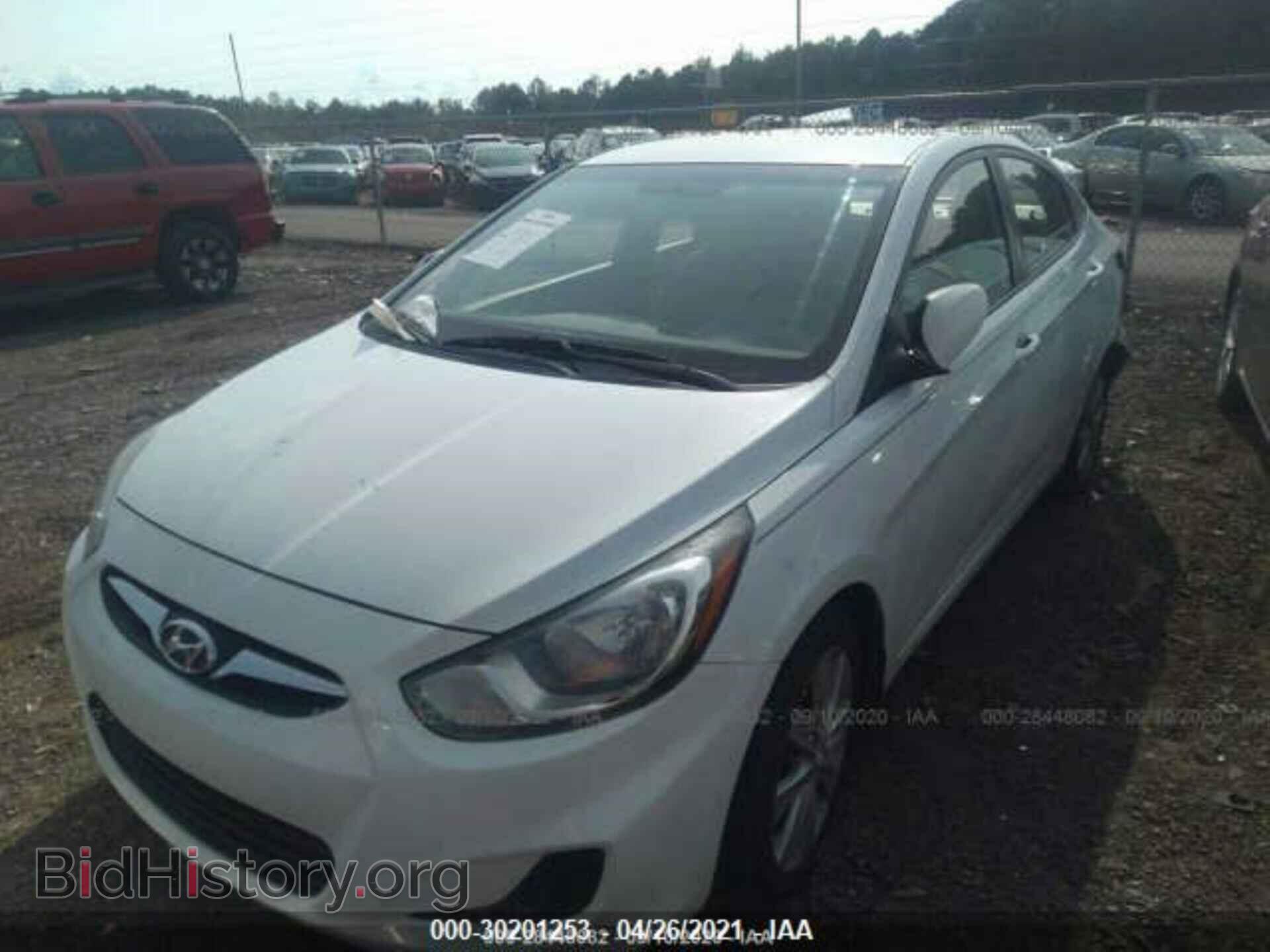 2013 HYUNDAI ACCENT - VIN: KMHCU4AEXDU379344 - Фото 2