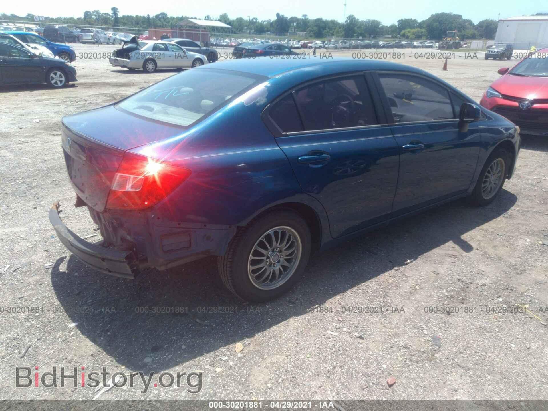 2012 HONDA CIVIC SDN - VIN: 19XFB2F55CE361996 - Фото 4