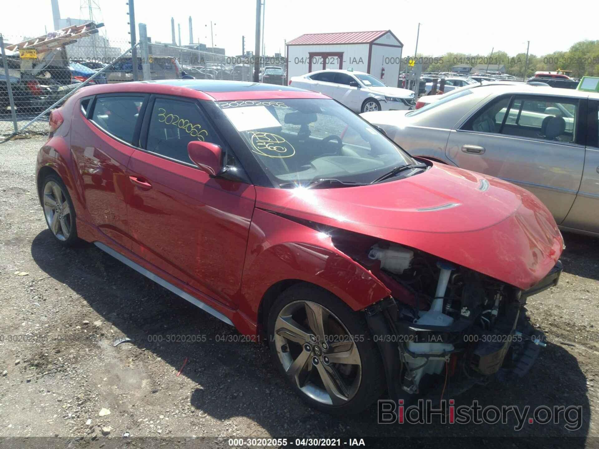 Photo KMHTC6AE9DU099607 - HYUNDAI VELOSTER 2013