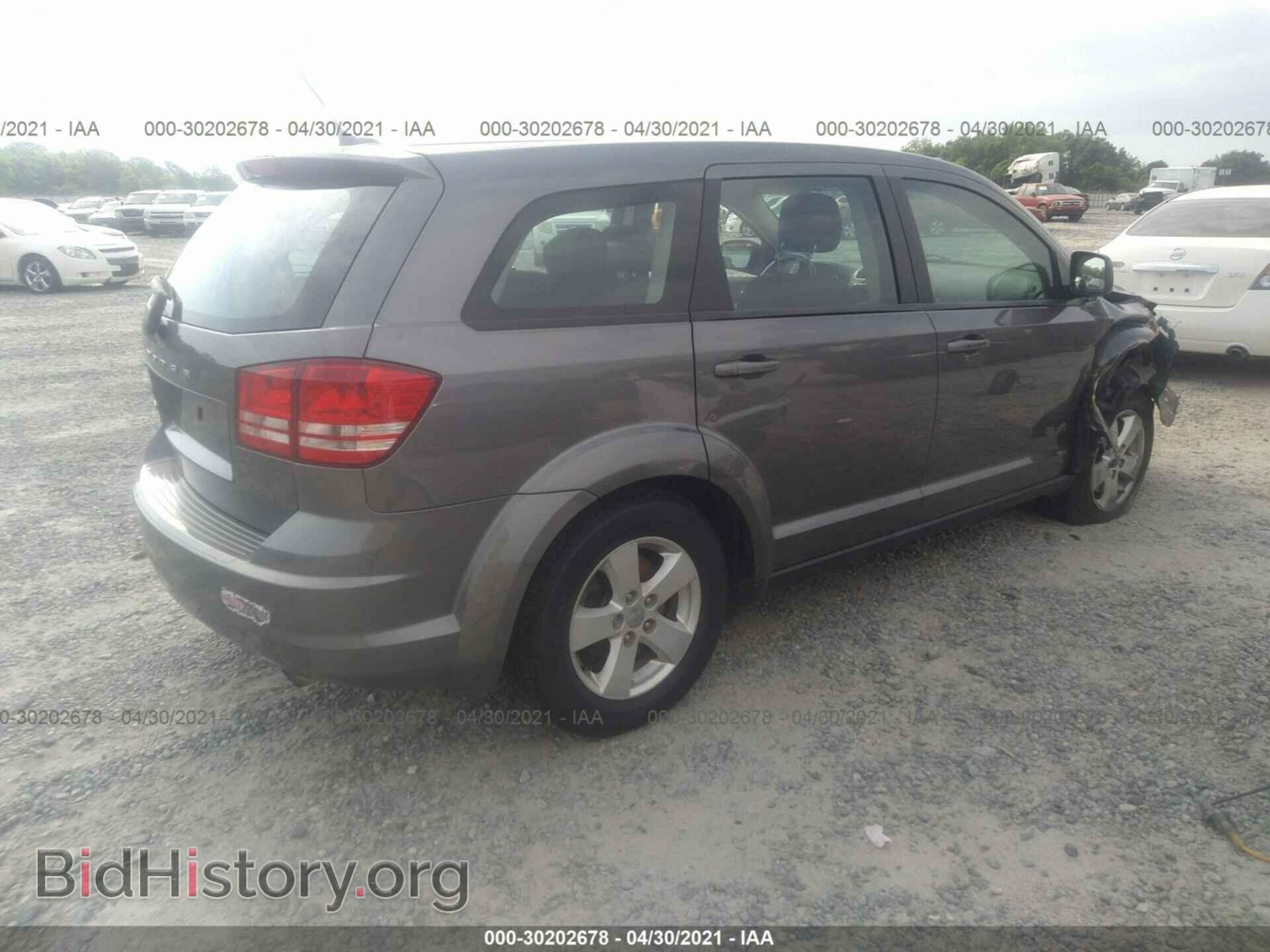 2013 DODGE JOURNEY - VIN: 3C4PDCAB3DT586352 - Фото 4