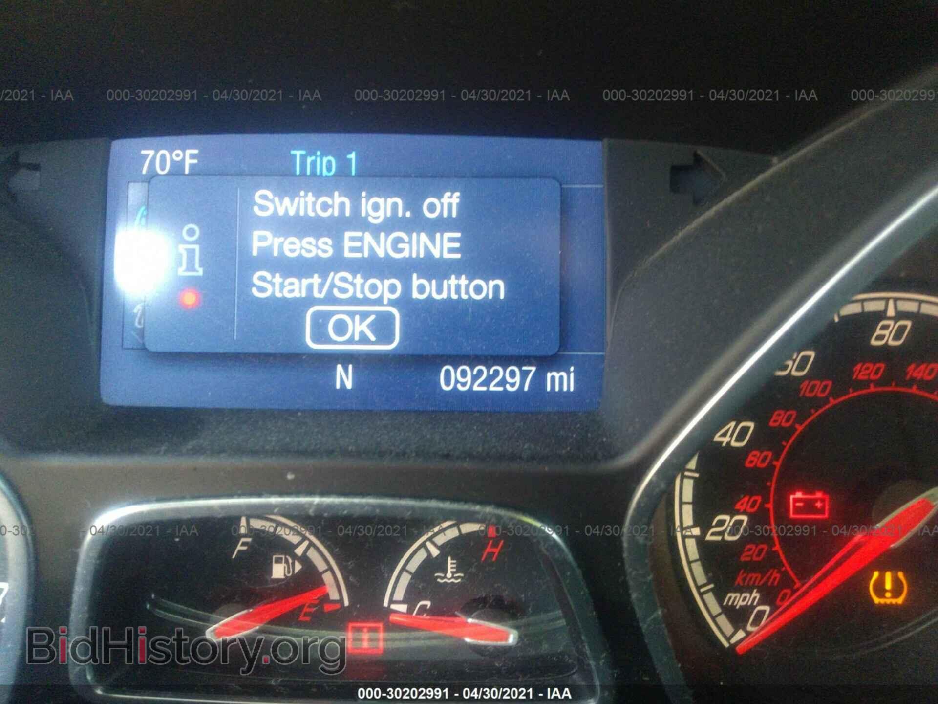 2014 FORD FOCUS - VIN: 1FADP3L96EL457447 - Фото 7