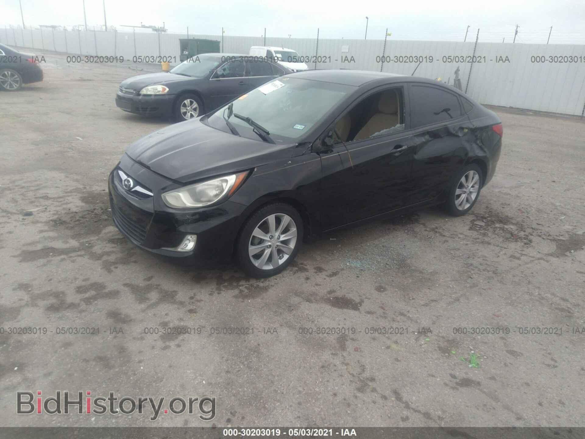 2012 HYUNDAI ACCENT - VIN: KMHCU4AE4CU181826 - Фото 2