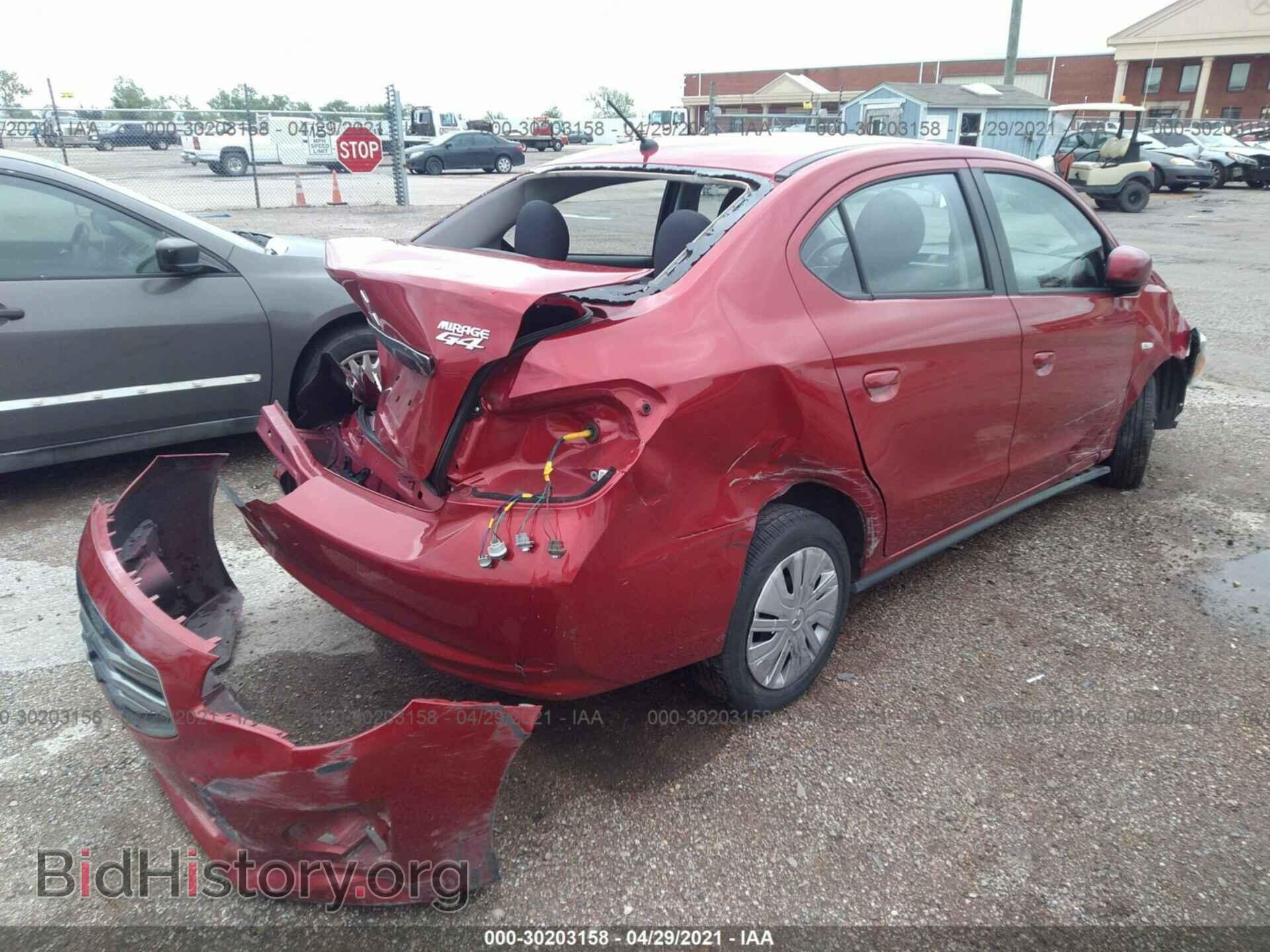 2019 MITSUBISHI MIRAGE G4 - VIN: ML32F3FJ5KHF03638 - Фото 4