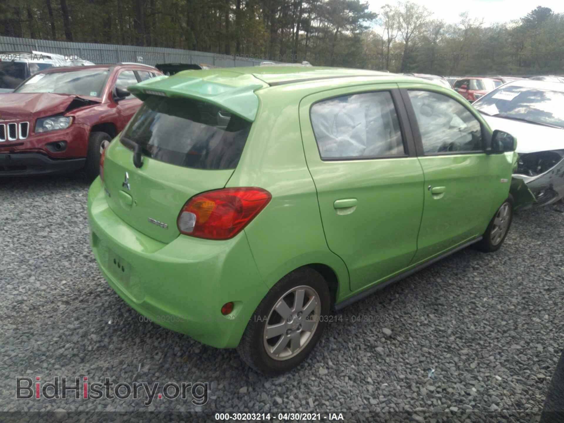 2014 MITSUBISHI MIRAGE - VIN: ML32A4HJ0EH002689 - Фото 4