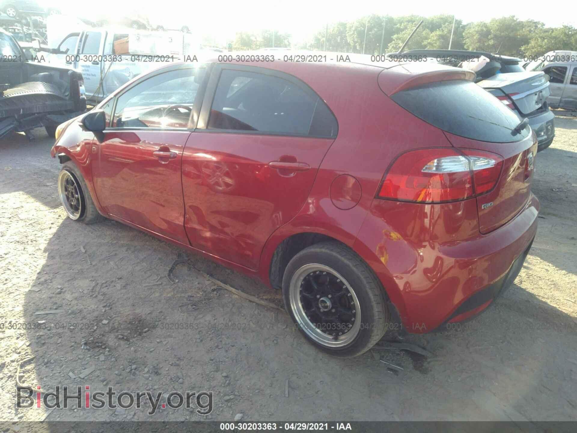 2013 KIA RIO - VIN: KNADN5A3XD6103290 - Фото 3