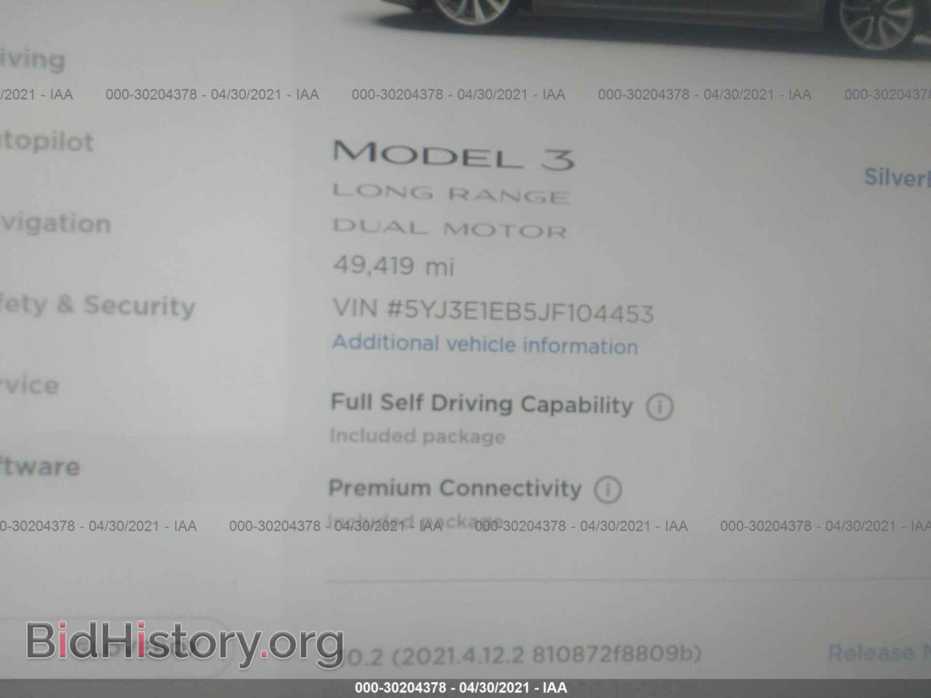 2018 TESLA MODEL 3 - VIN: 5YJ3E1EB5JF104453 - Photo 7