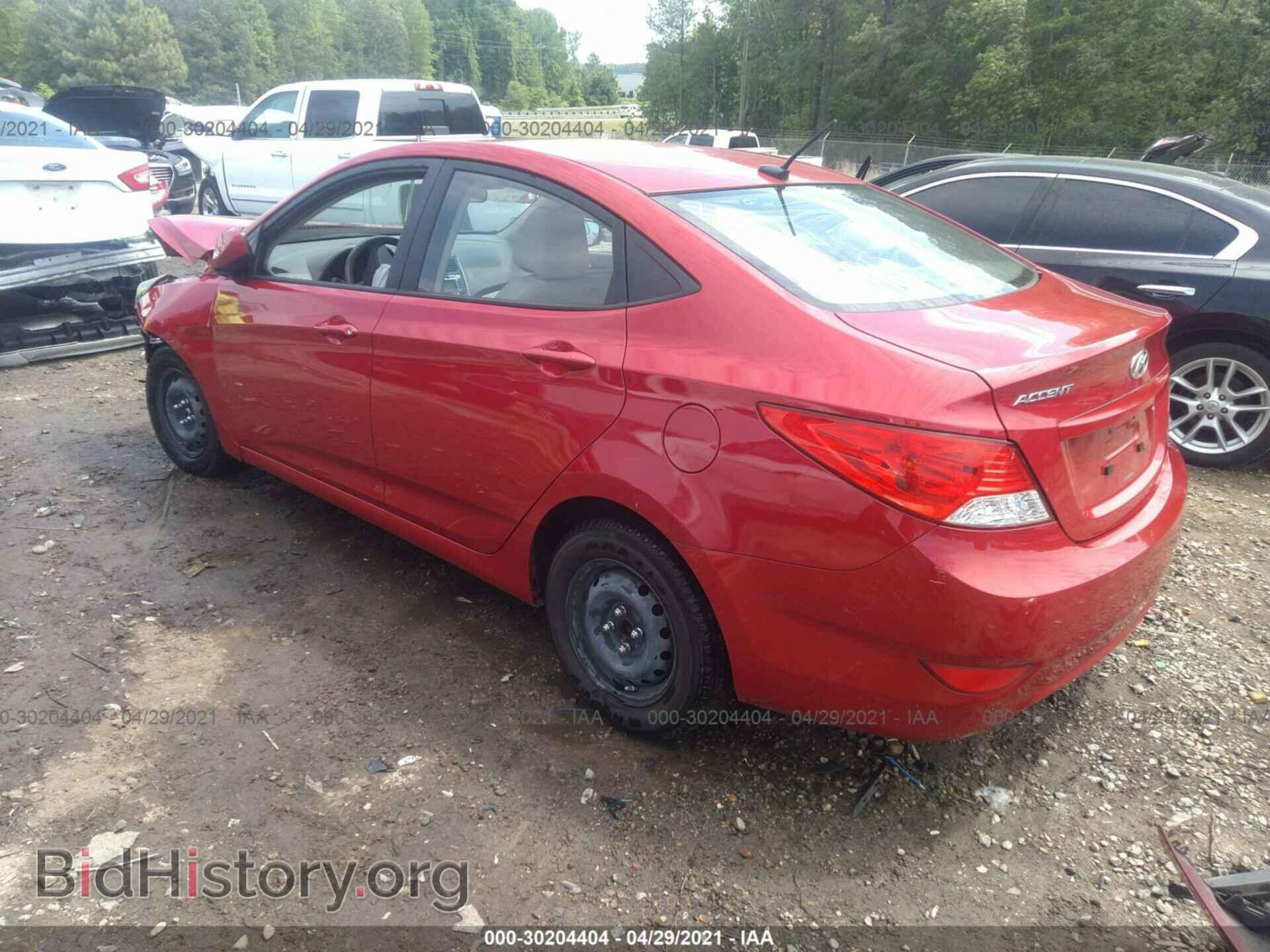 2013 HYUNDAI ACCENT - VIN: KMHCT4AE6DU453524 - Фото 3