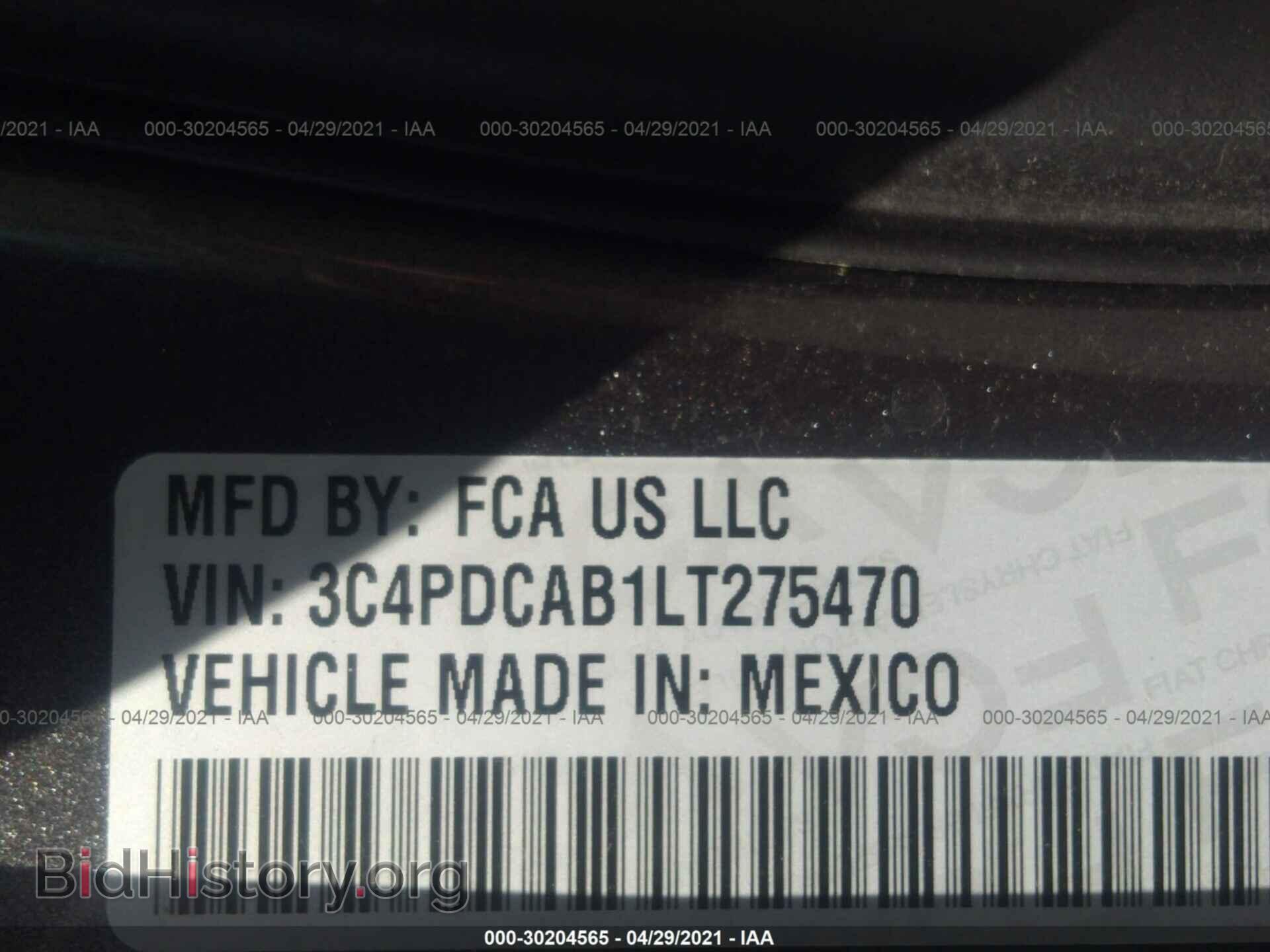 2020 DODGE JOURNEY - VIN: 3C4PDCAB1LT275470 - Photo 9