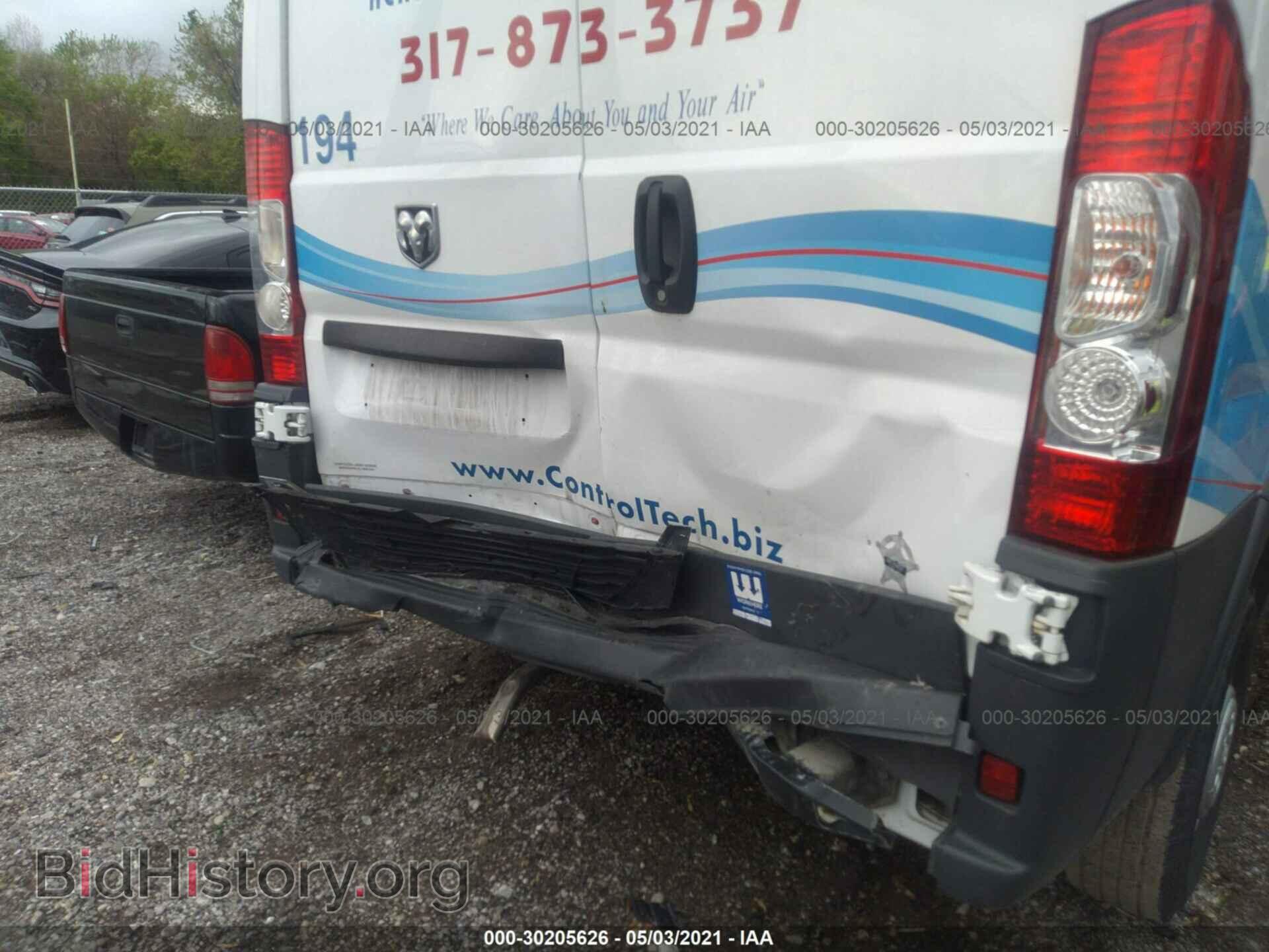 2017 RAM PROMASTER CARGO VAN - VIN: 3C6TRVAG1HE527616 - Фото 6
