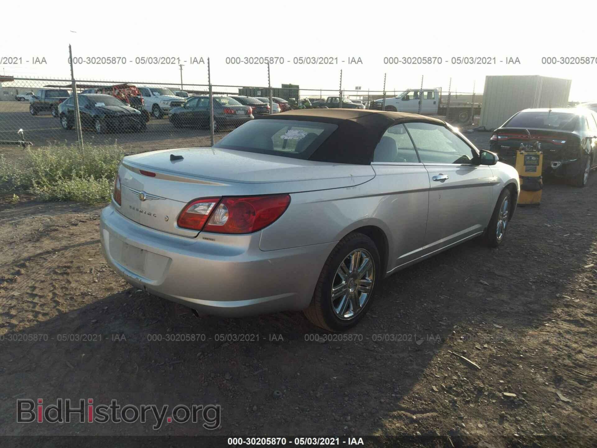 2008 CHRYSLER SEBRING - VIN: 1C3LC65M18N573754 - Фото 4