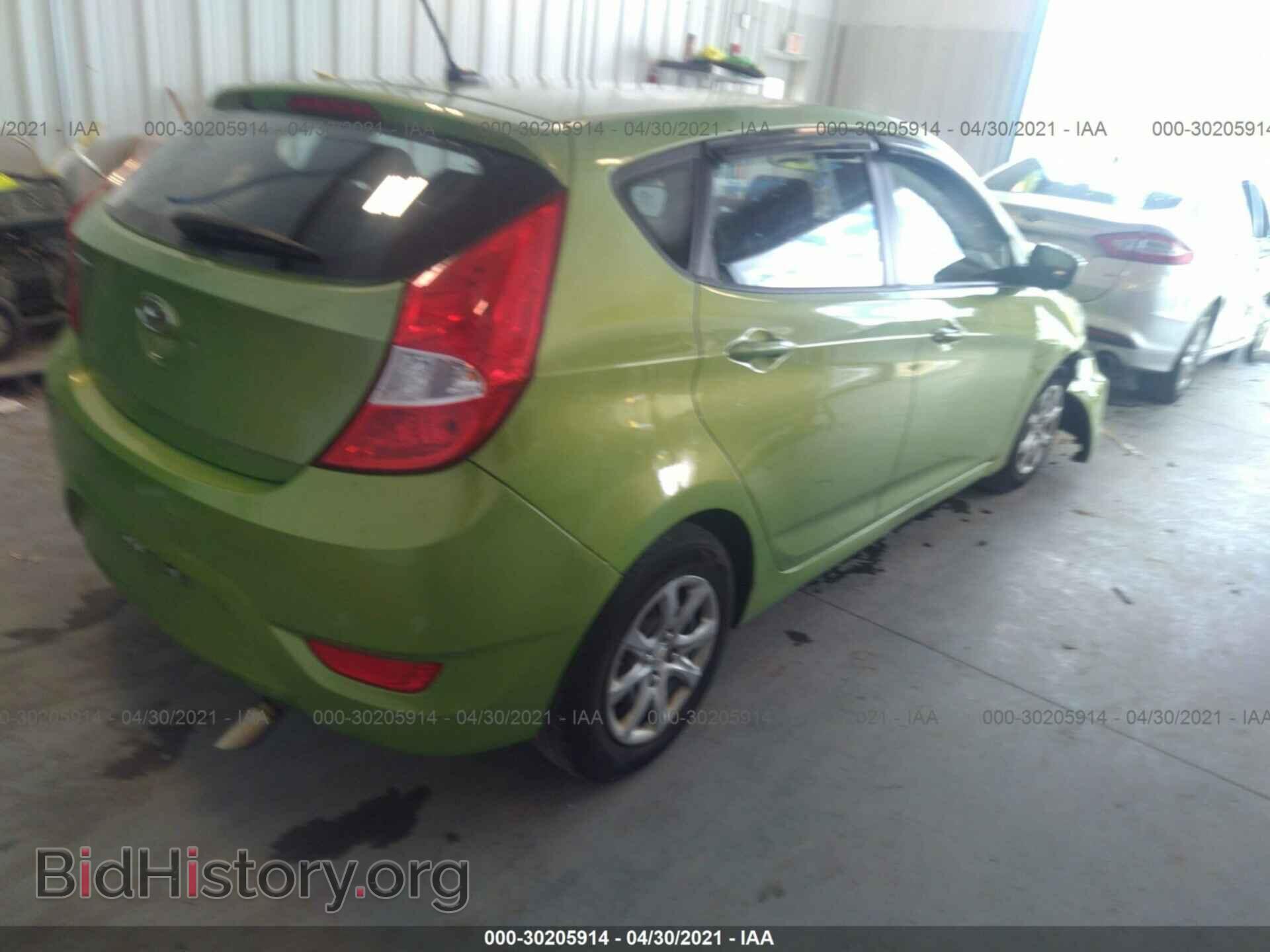 2012 HYUNDAI ACCENT - VIN: KMHCT5AE0CU013979 - Фото 4