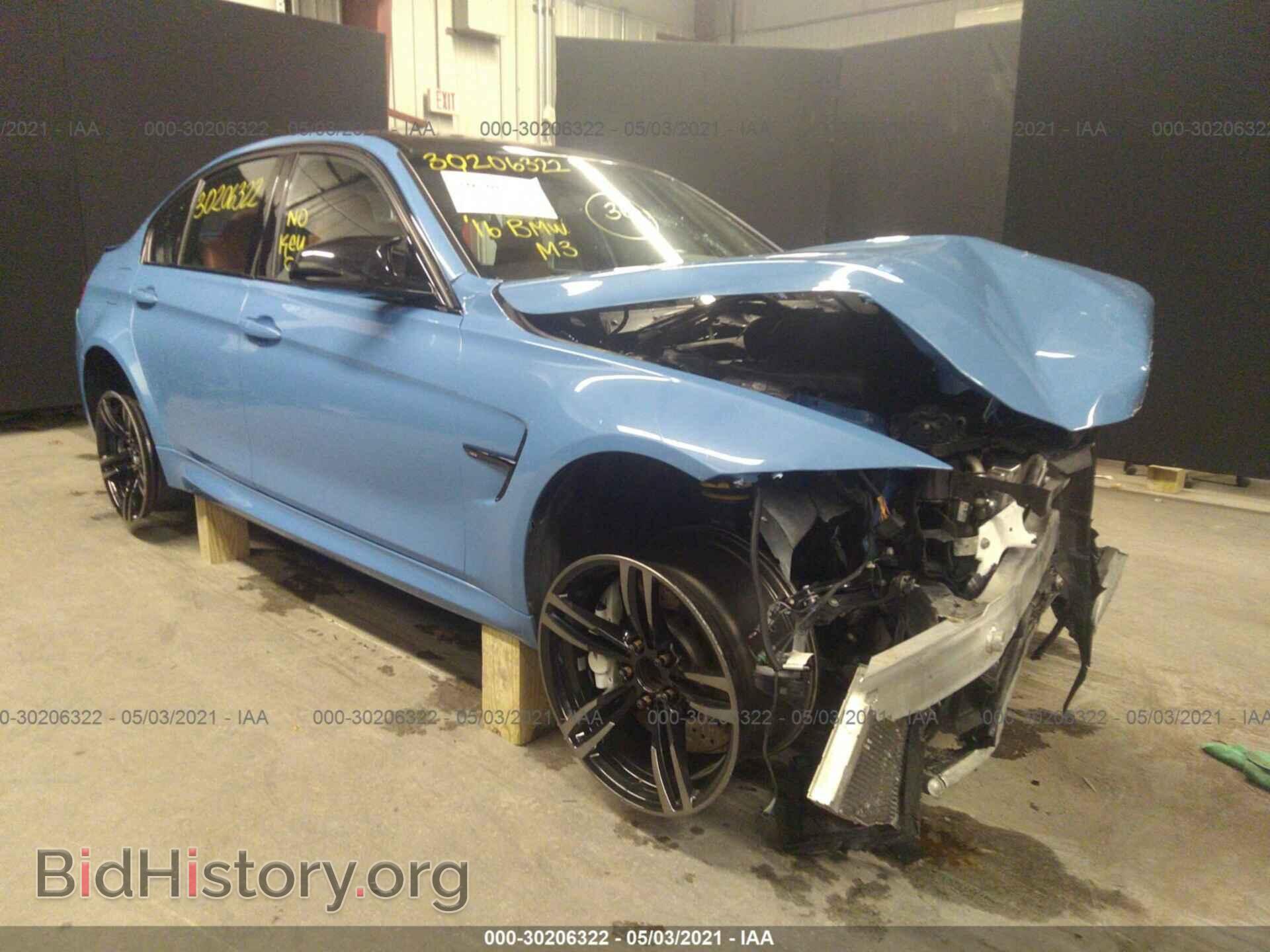Photo WBS8M9C52G5D31772 - BMW M3 2016