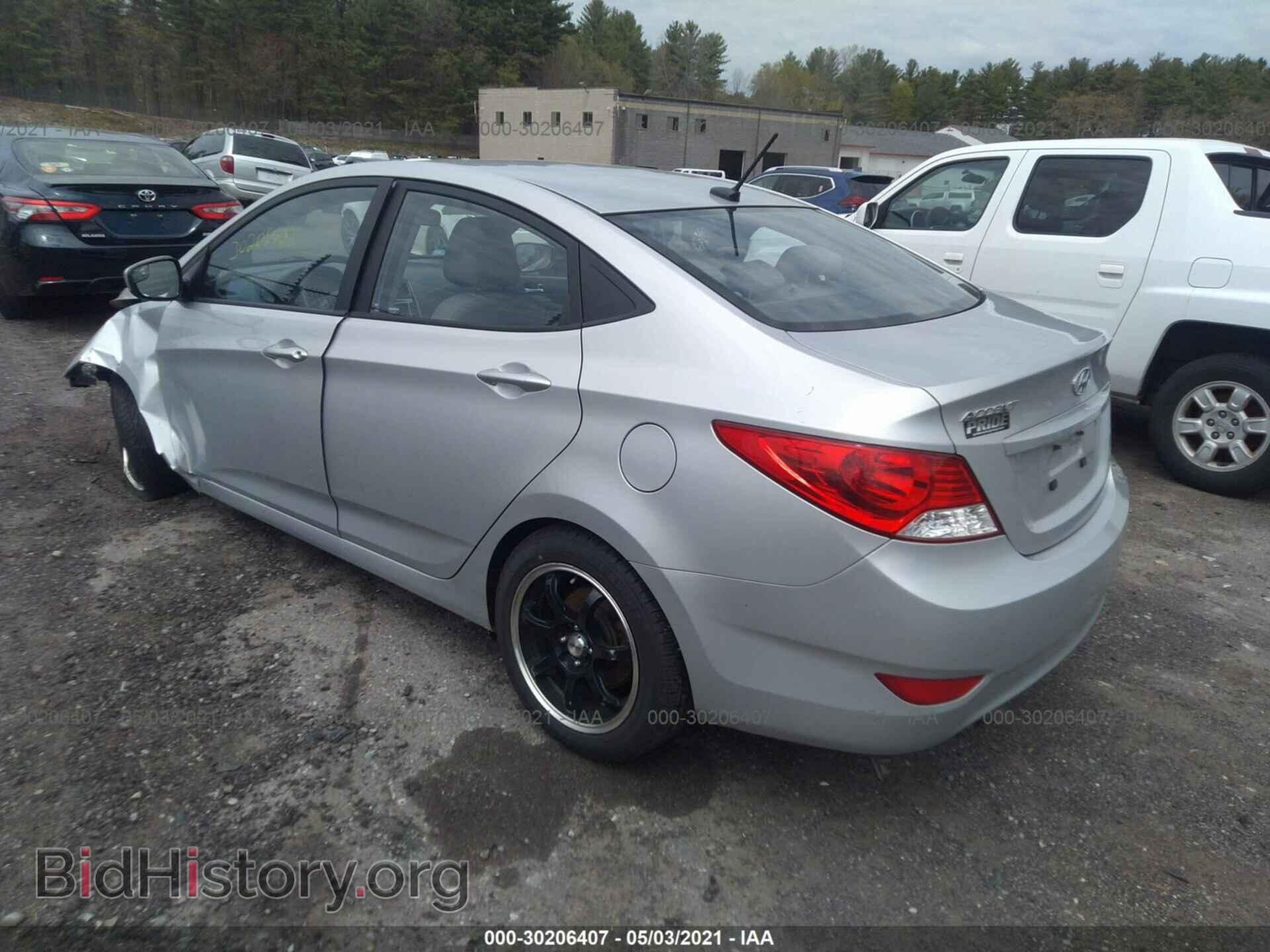 2014 HYUNDAI ACCENT - VIN: KMHCU4AE0EU588898 - Фото 3