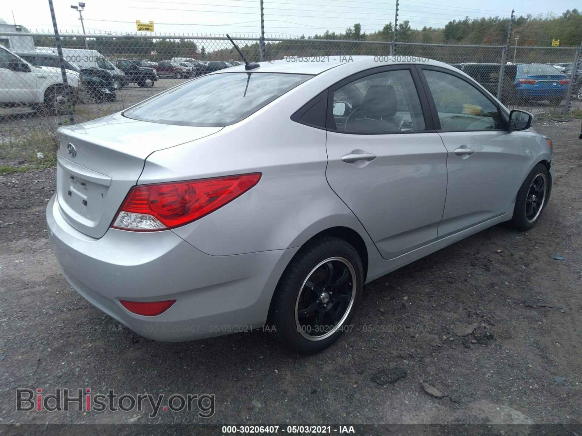 2014 HYUNDAI ACCENT - VIN: KMHCU4AE0EU588898 - Фото 4