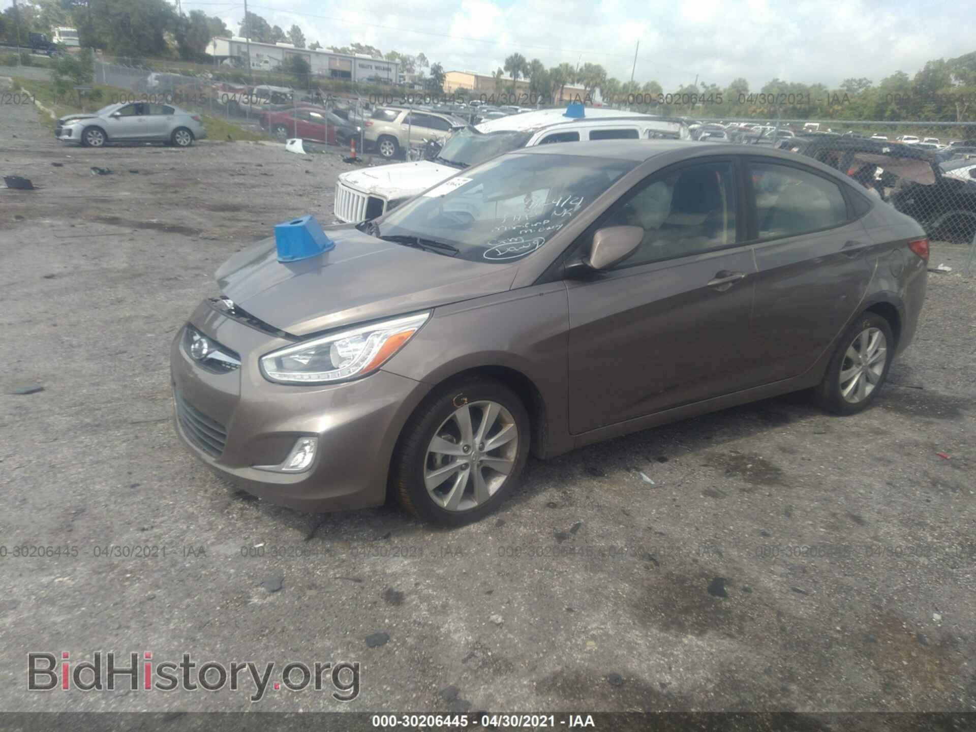 2014 HYUNDAI ACCENT - VIN: KMHCU4AE2EU593049 - Photo 2