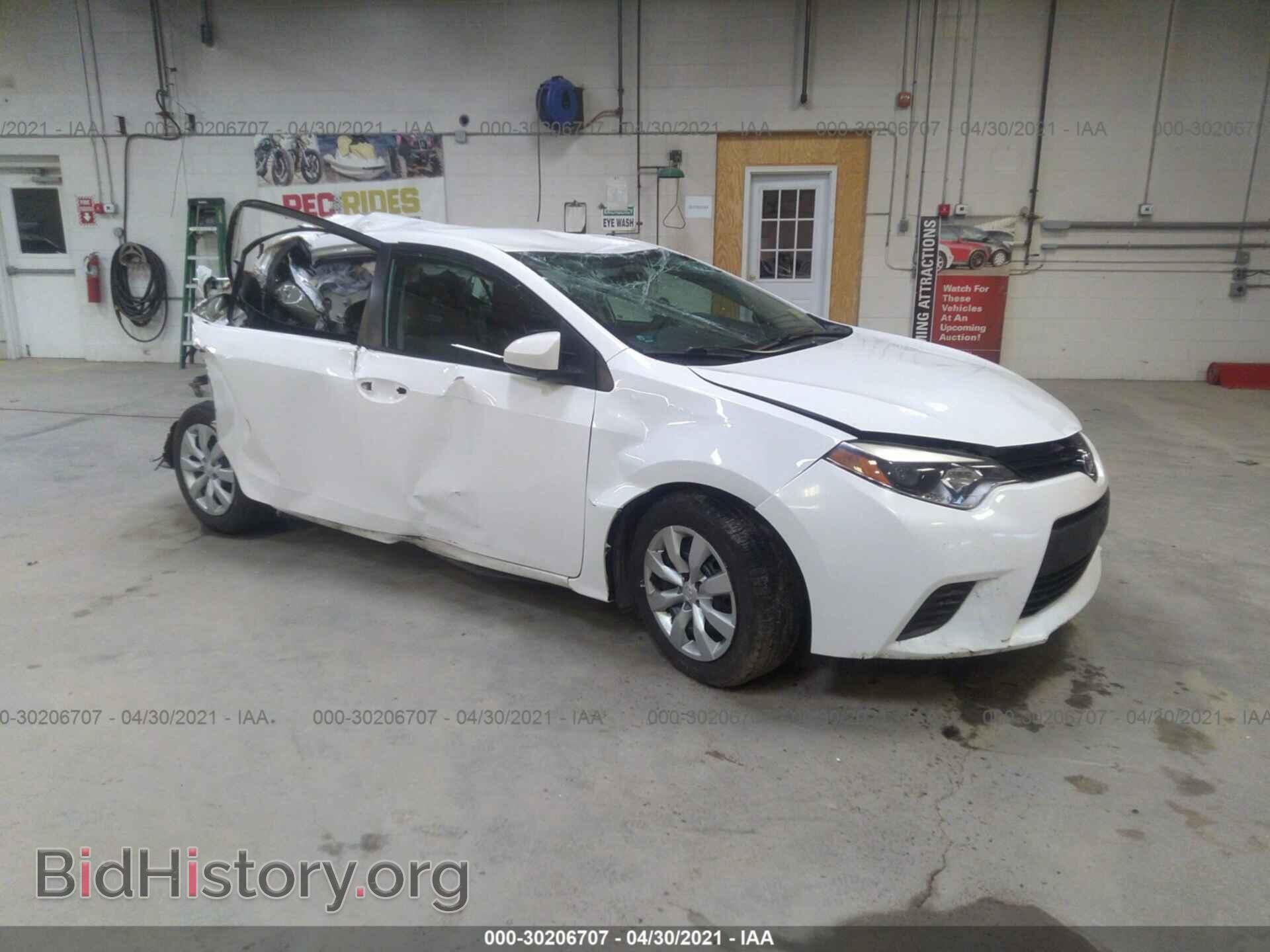 Photo 2T1BURHE0EC205431 - TOYOTA COROLLA 2014