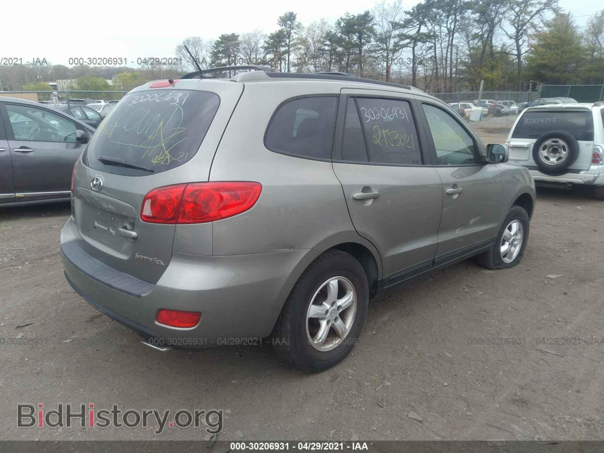 2007 HYUNDAI SANTA FE - VIN: 5NMSG13D37H123200 - Фото 4
