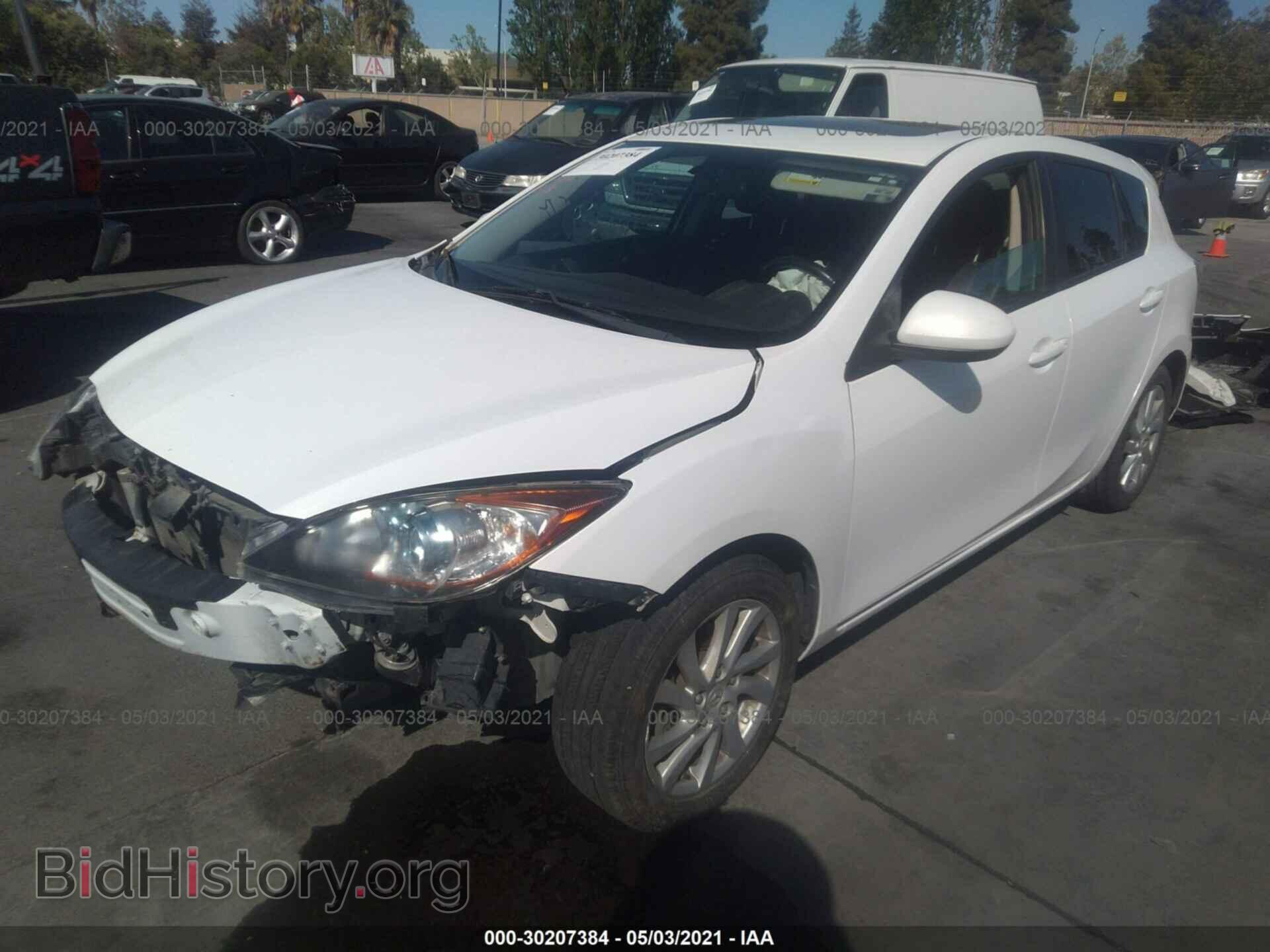 2012 MAZDA MAZDA3 - VIN: JM1BL1M82C1558629 - Фото 2