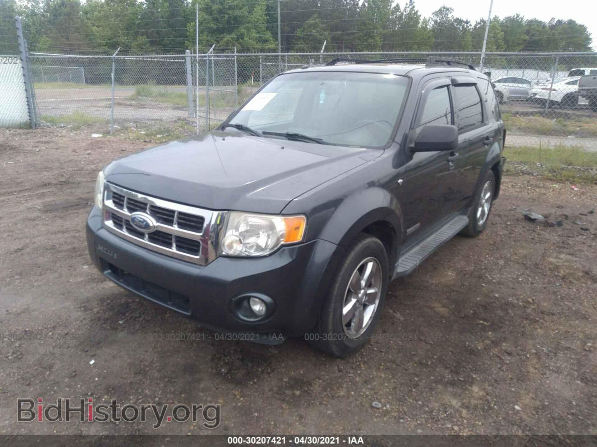2008 FORD ESCAPE - VIN: 1FMCU03168KA56591 - Фото 2