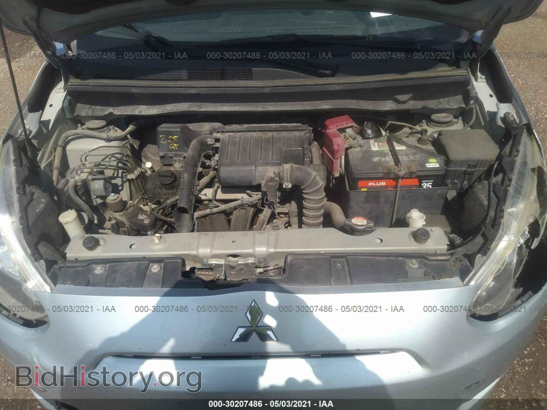 2014 MITSUBISHI MIRAGE - VIN: ML32A3HJ0EH011547 - Фото 10