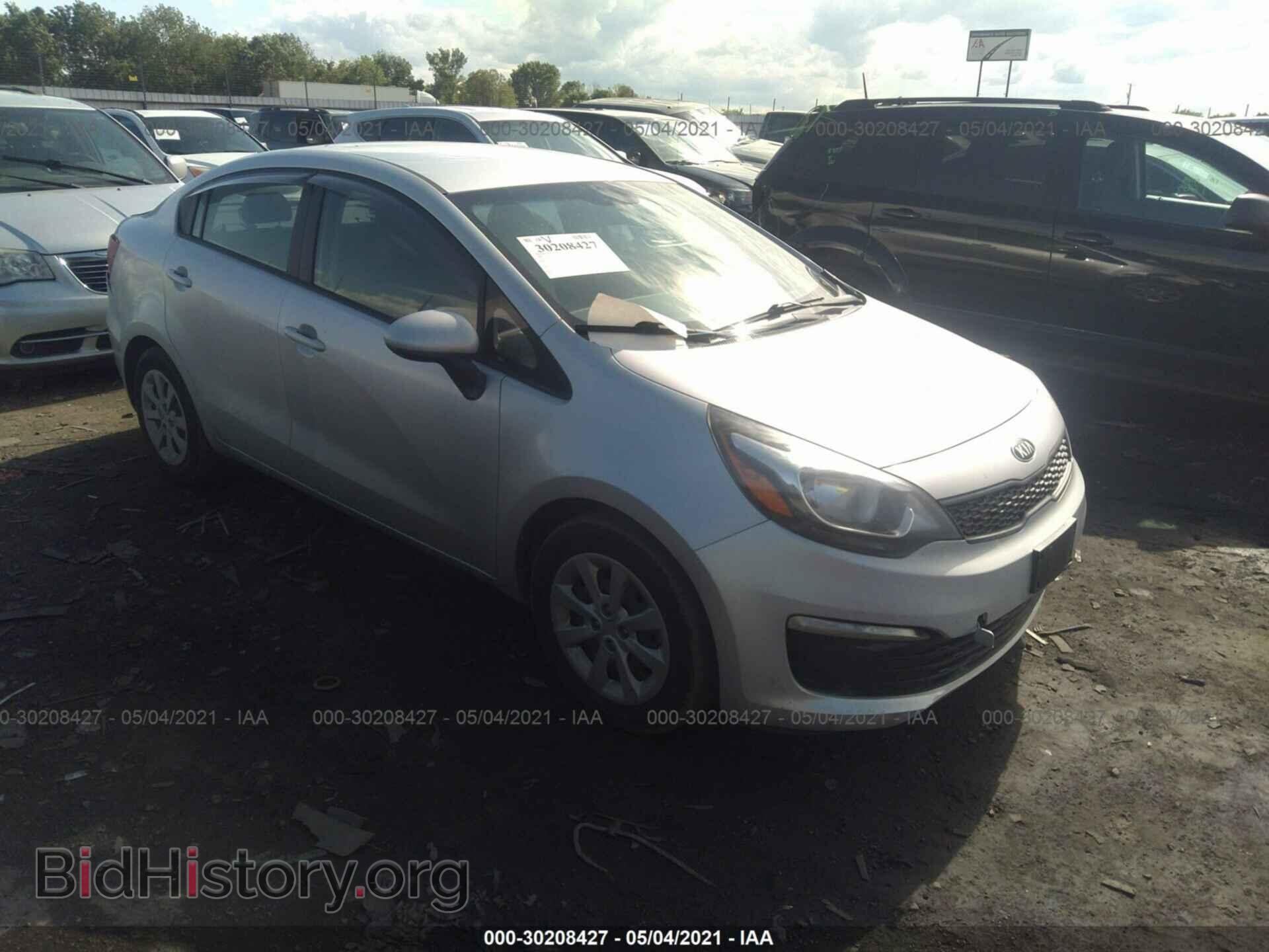 Фотография KNADM4A37G6642449 - KIA RIO 2016