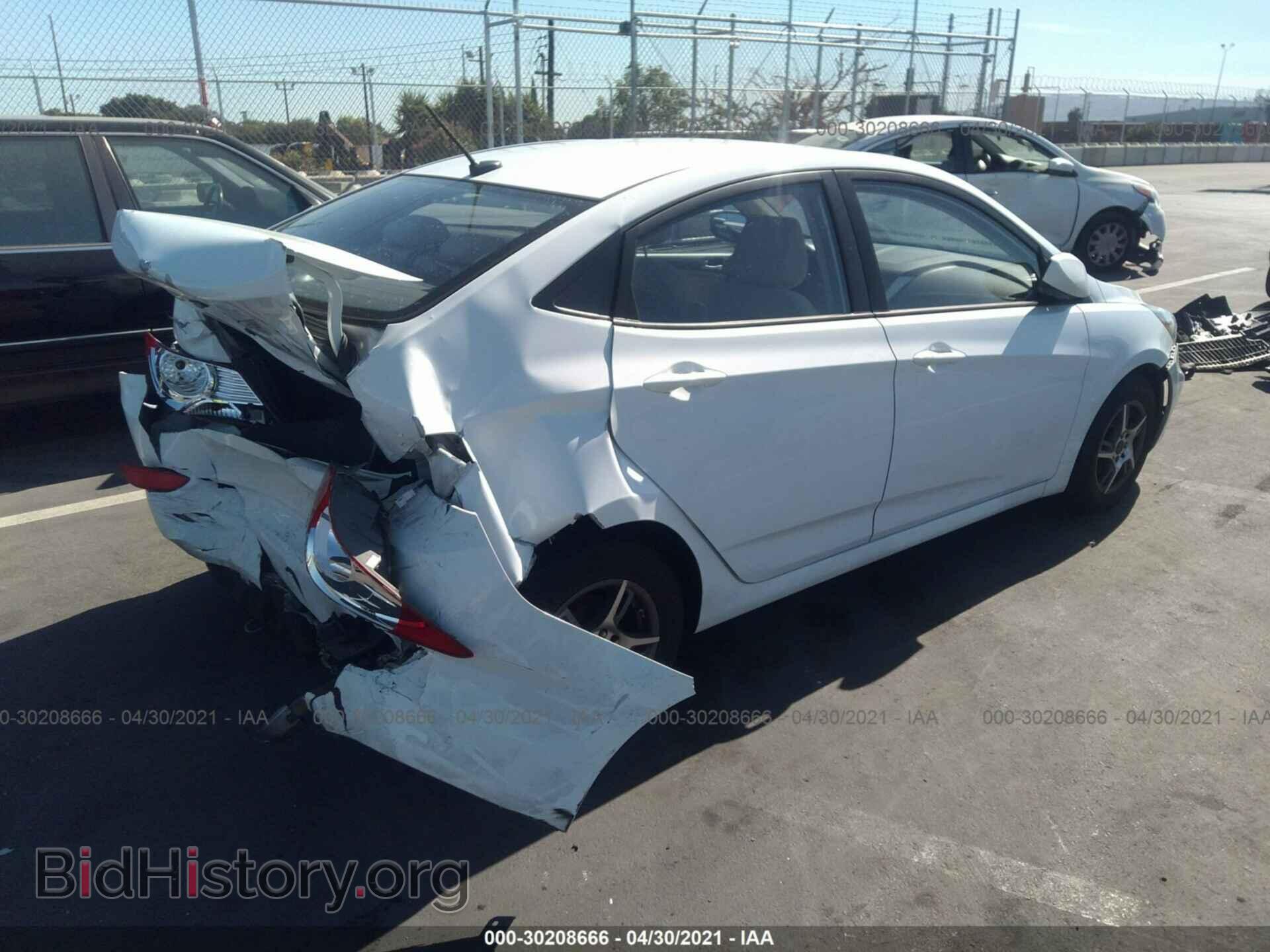 2014 HYUNDAI ACCENT - VIN: KMHCT4AE7EU621897 - Фото 4