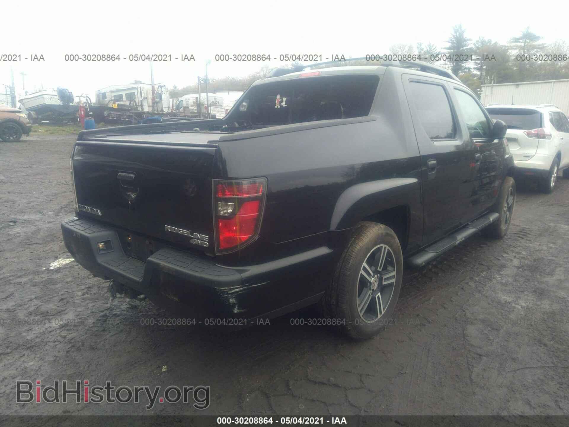 2013 HONDA RIDGELINE - VIN: 5FPYK1F76DB012935 - Фото 4
