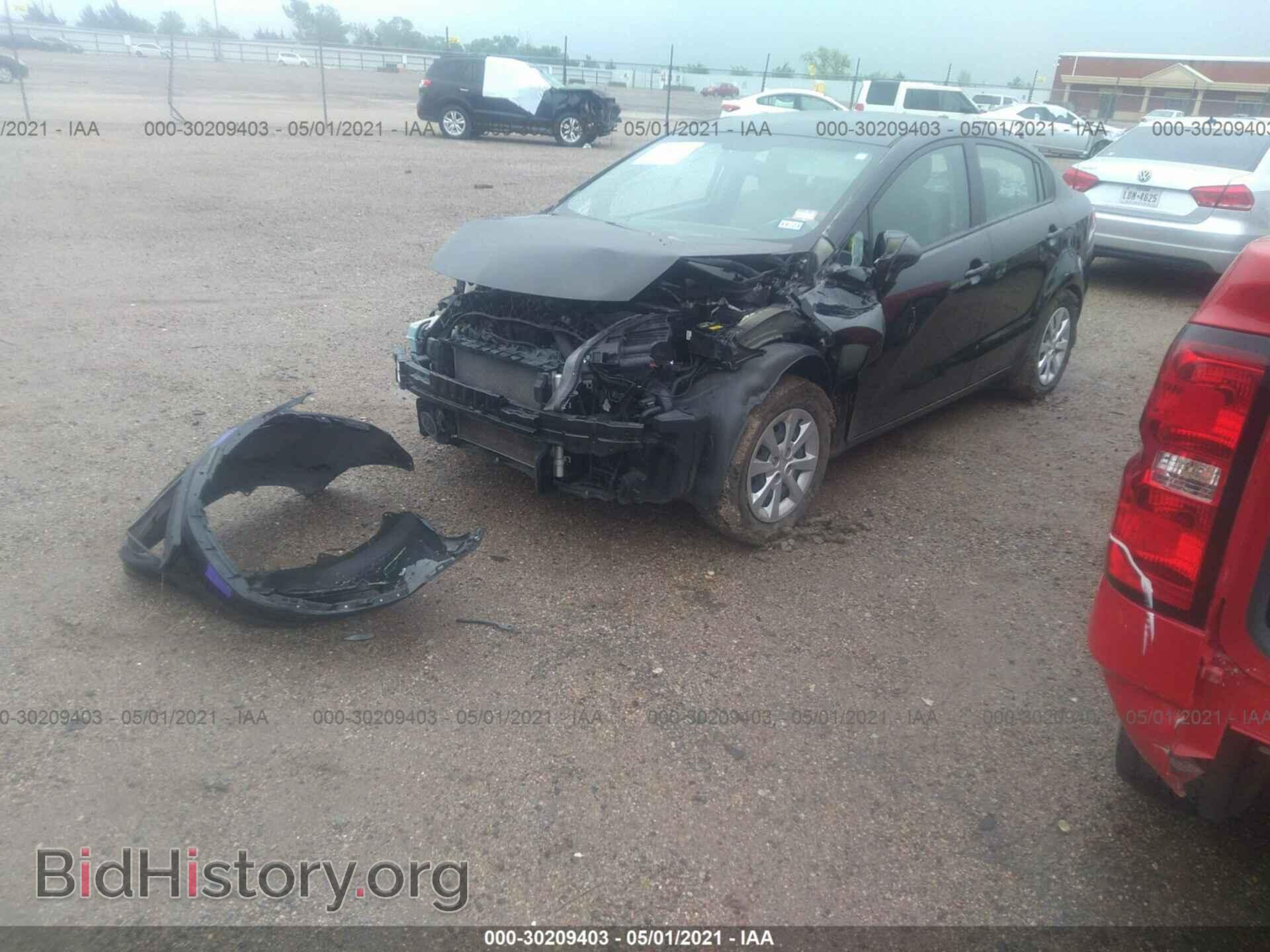 2015 KIA RIO - VIN: KNADM4A38F6425376 - Фото 2
