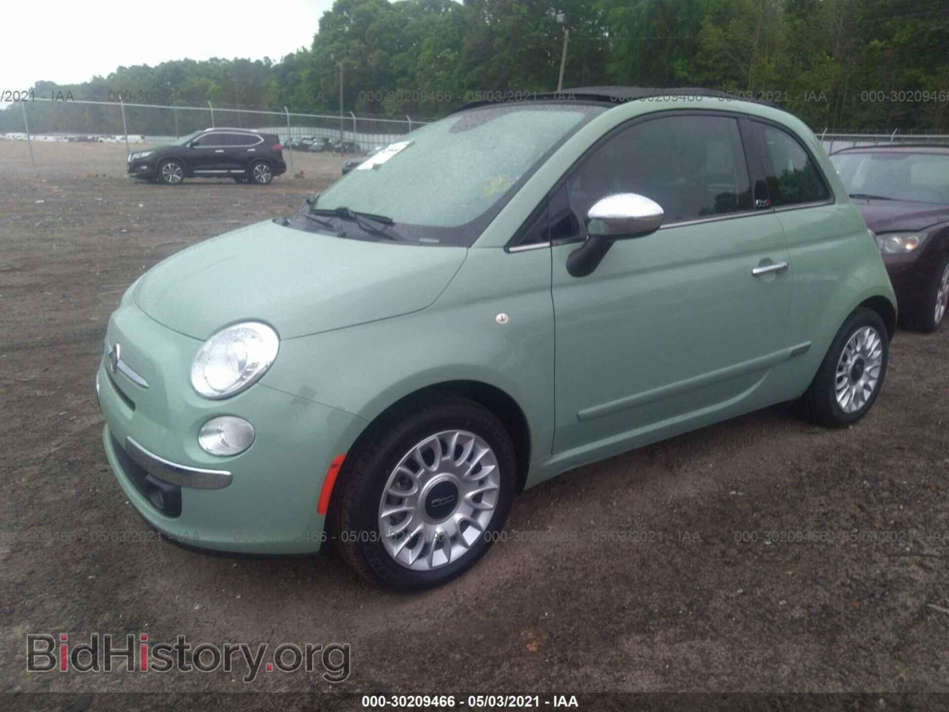 2015 FIAT 500C - VIN: 3C3CFFER8FT580412 - Фото 2