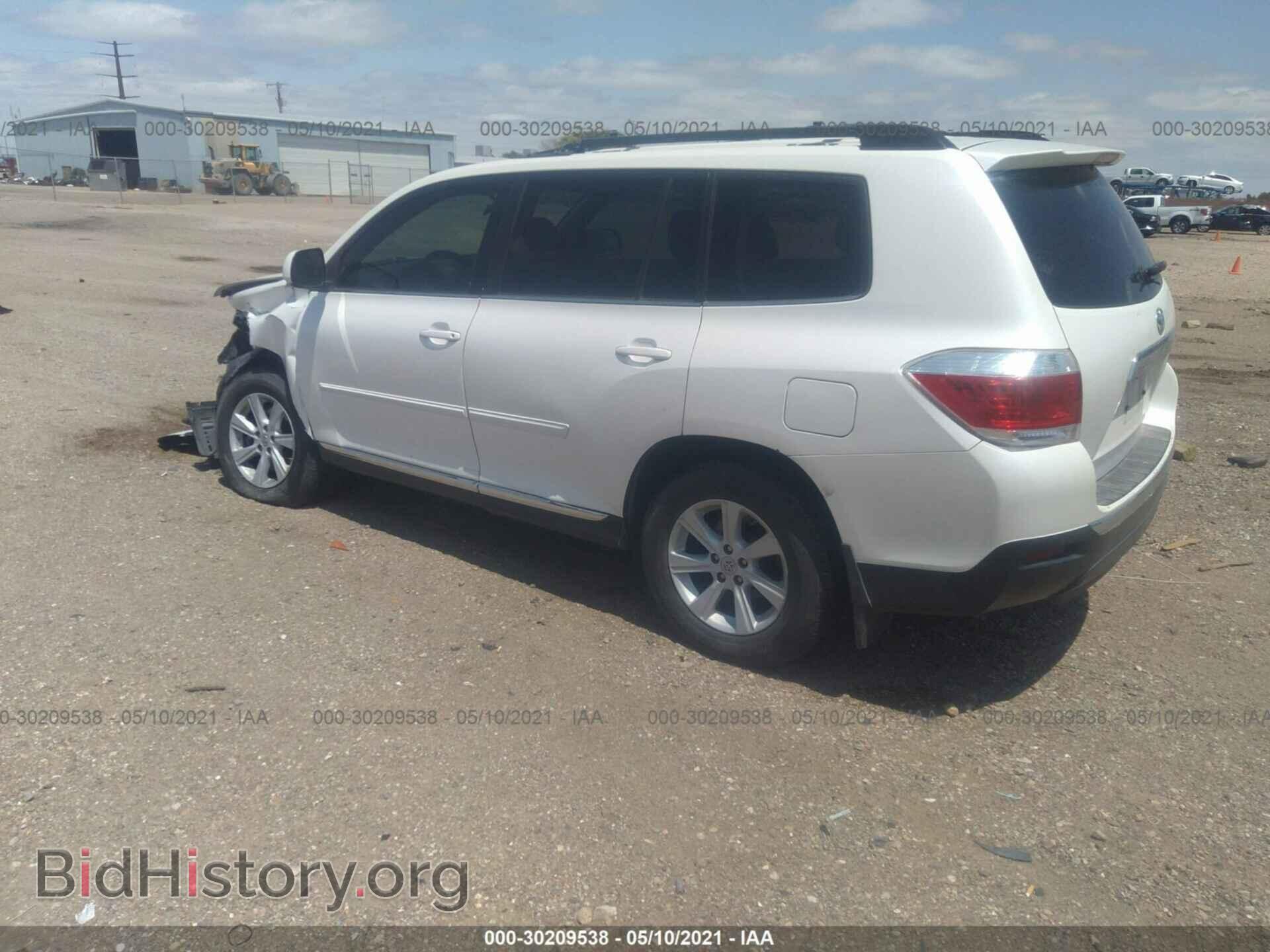 2013 TOYOTA HIGHLANDER - VIN: 5TDZK3EH8DS114106 - Фото 3