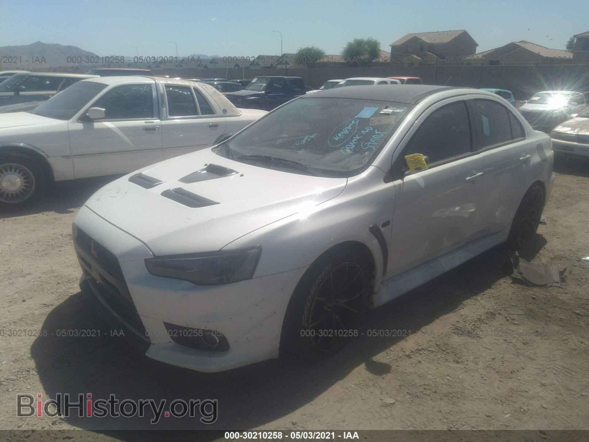 2015 MITSUBISHI LANCER EVOLUTION - VIN: JA32W7FV6FU028663 - Фото 2