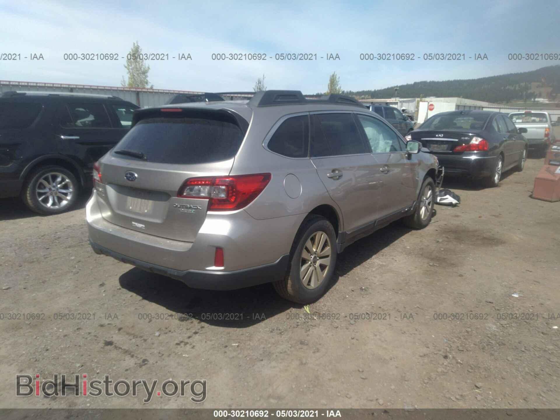 2016 SUBARU OUTBACK - VIN: 4S4BSAFC5G3241115 - Фото 4