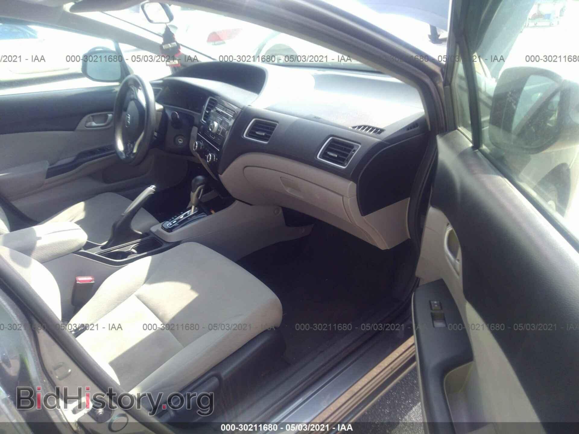 2013 HONDA CIVIC SDN - VIN: 19XFB2F52DE075752 - Фото 5