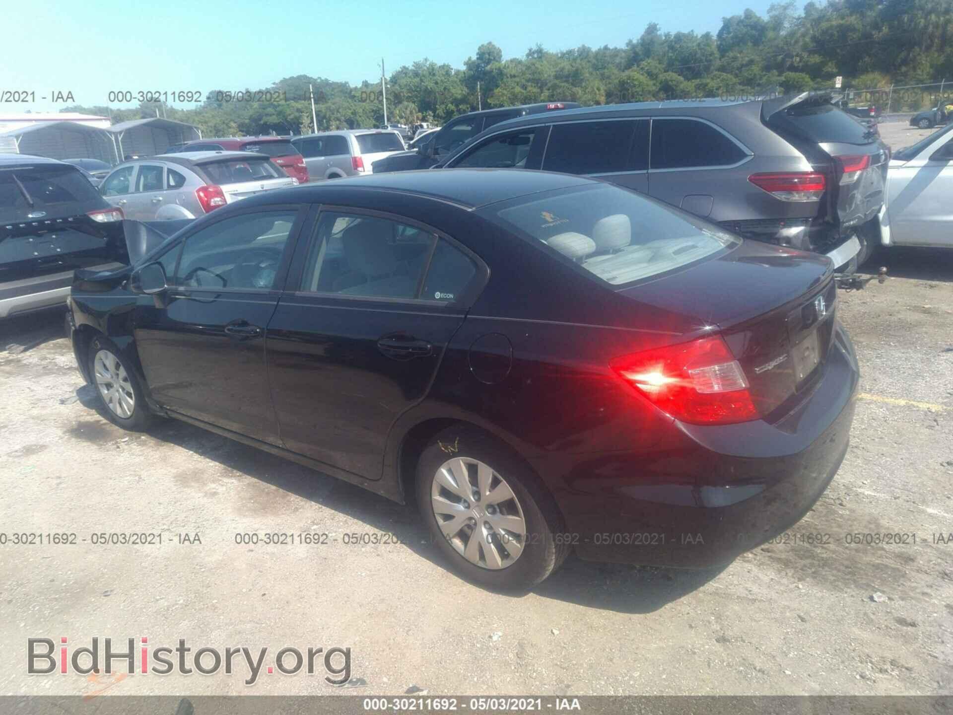 2012 HONDA CIVIC SDN - VIN: 19XFB2F58CE039689 - Фото 3