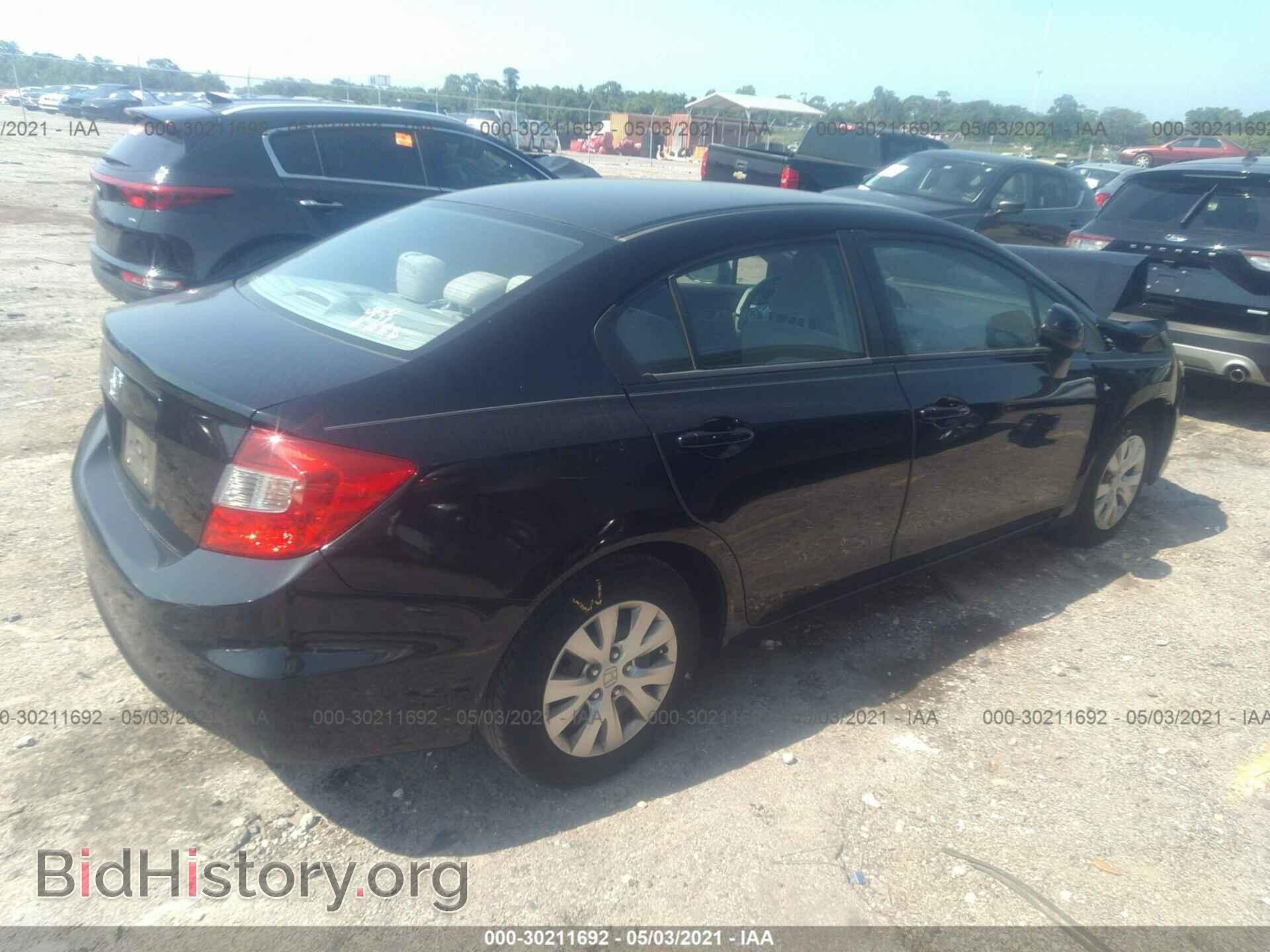 2012 HONDA CIVIC SDN - VIN: 19XFB2F58CE039689 - Фото 4