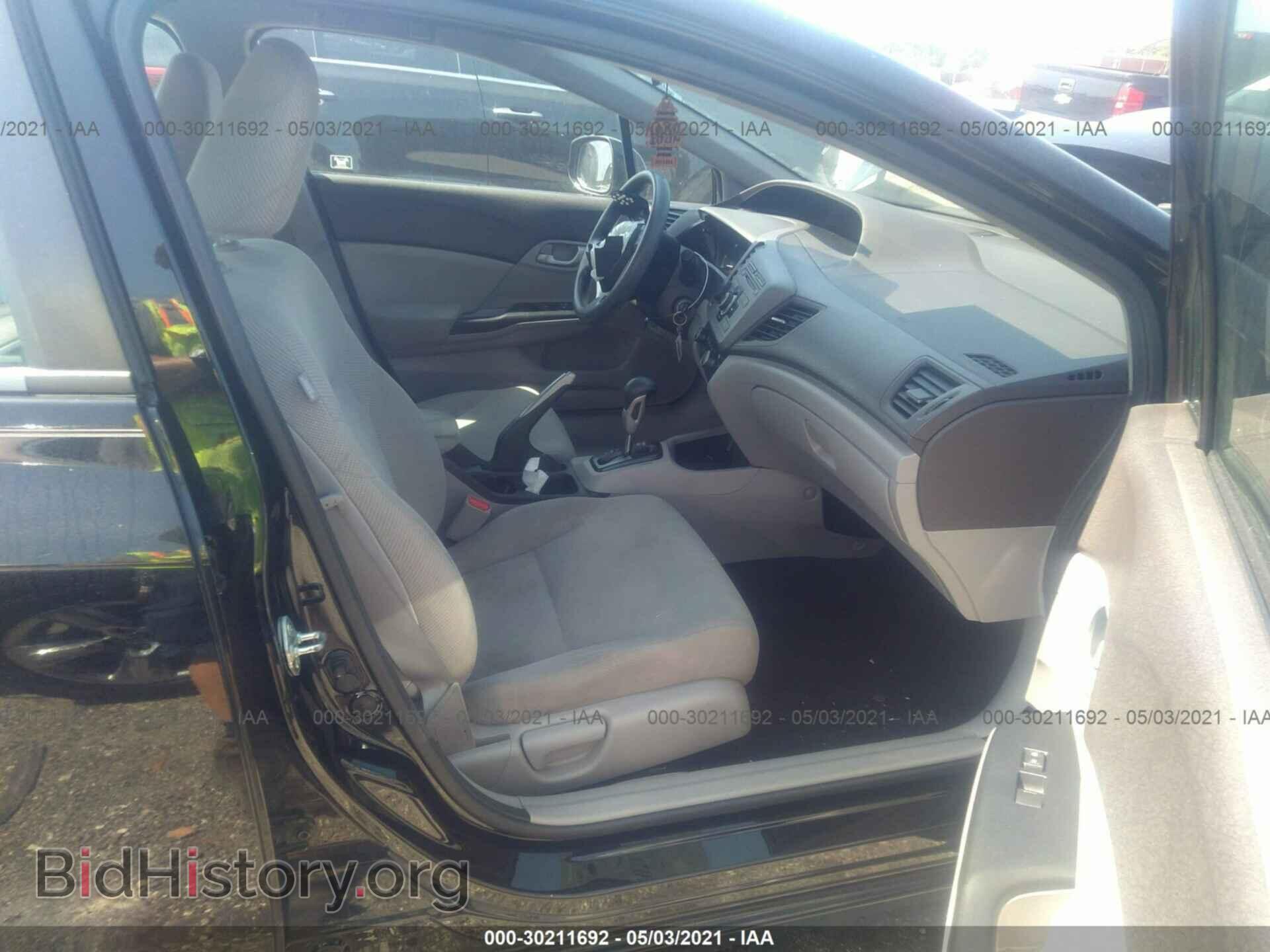 2012 HONDA CIVIC SDN - VIN: 19XFB2F58CE039689 - Фото 5