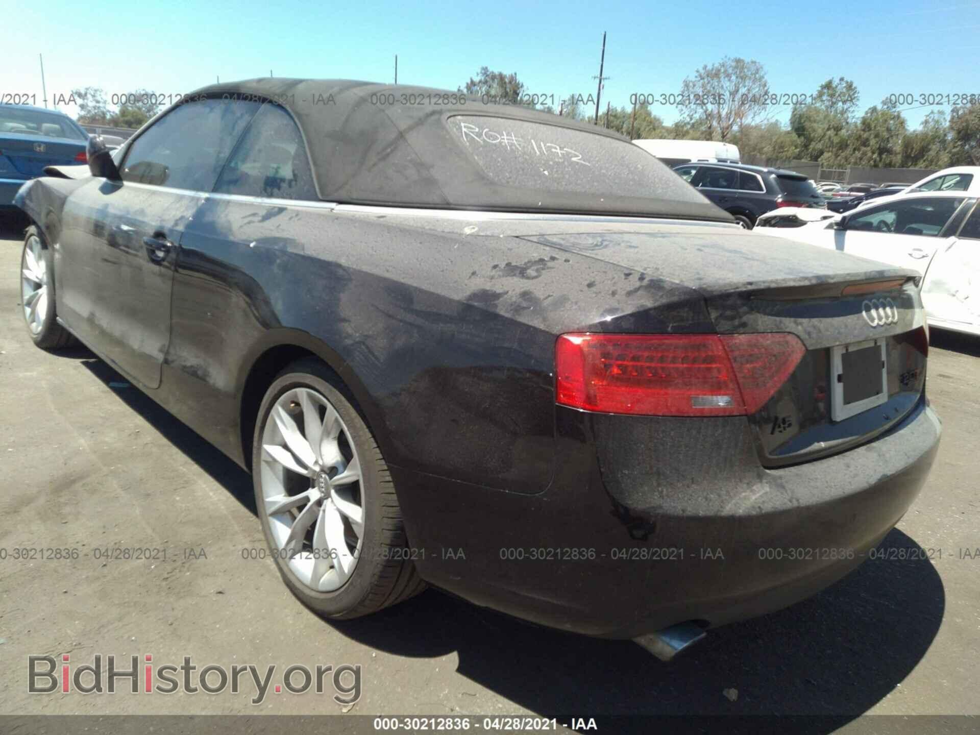 2013 AUDI A5 - VIN: WAULFAFH8DN003152 - Photo 3