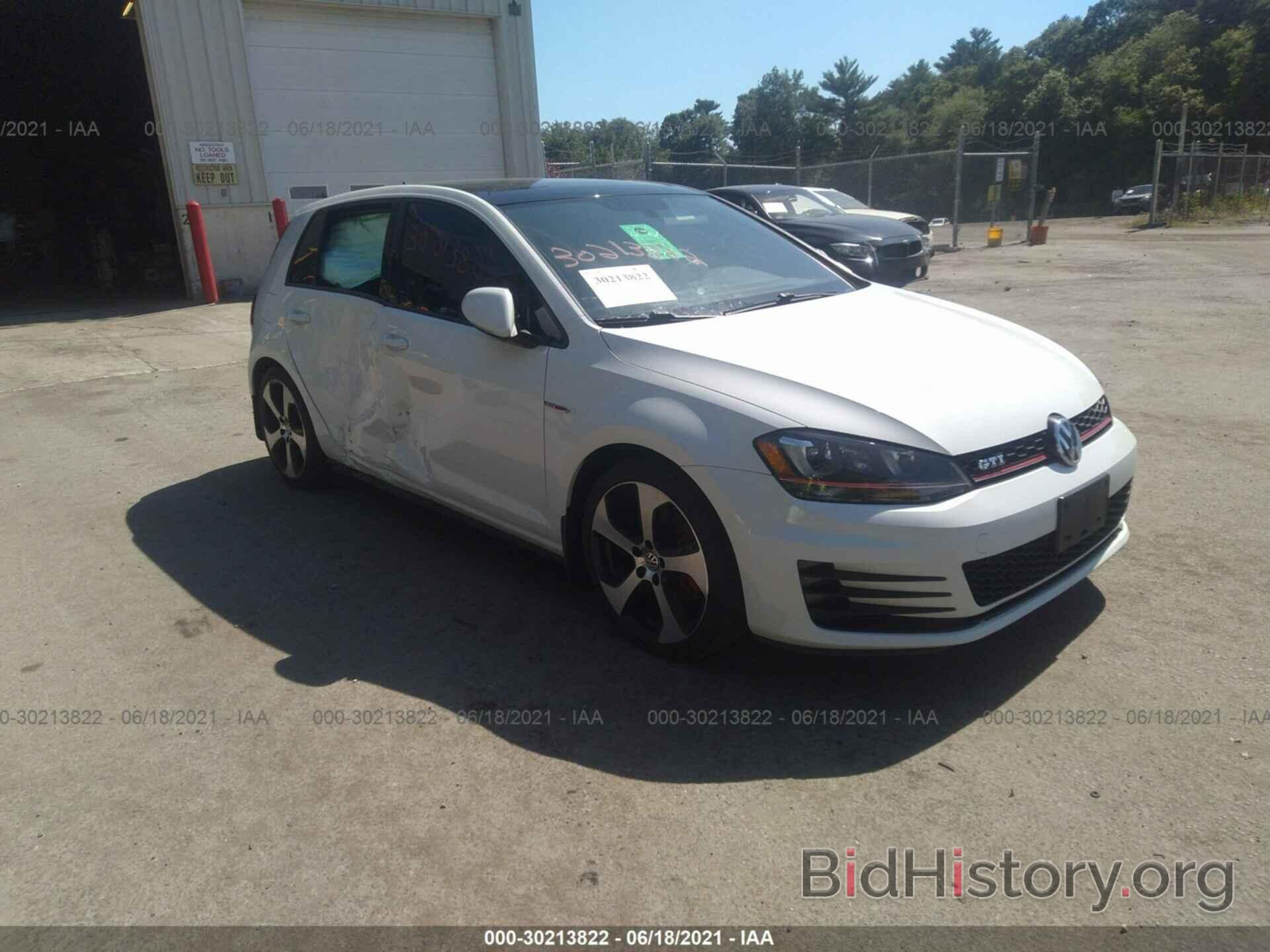 Photo 3VW4T7AU8GM054833 - VOLKSWAGEN GOLF GTI 2016