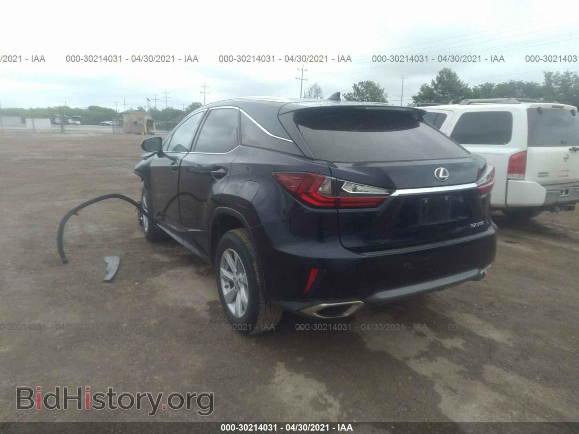 2016 LEXUS RX 350 - VIN: 2T2ZZMCAXGC033009 - Фото 3