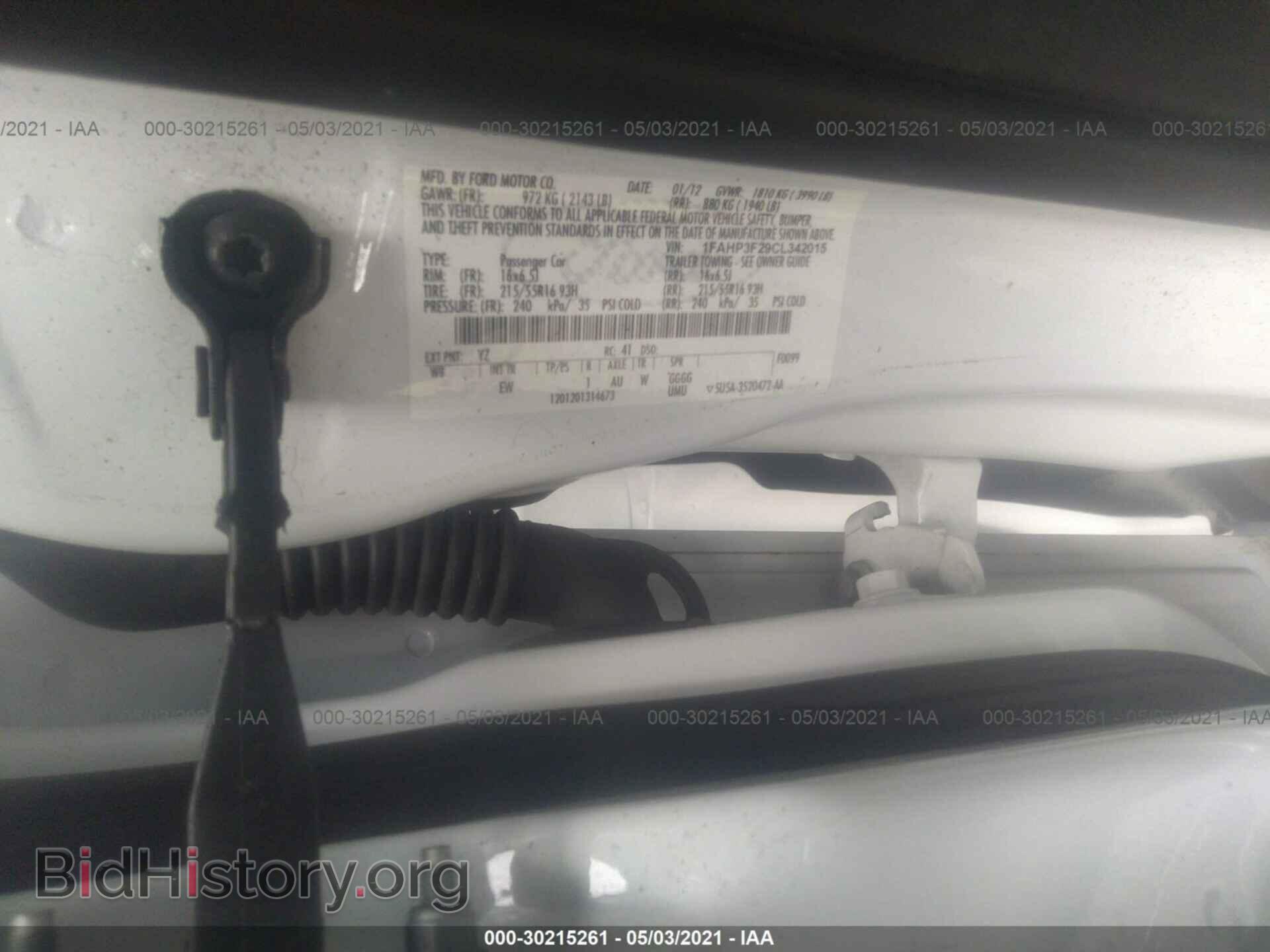 2012 FORD FOCUS - VIN: 1FAHP3F29CL342015 - Photo 9