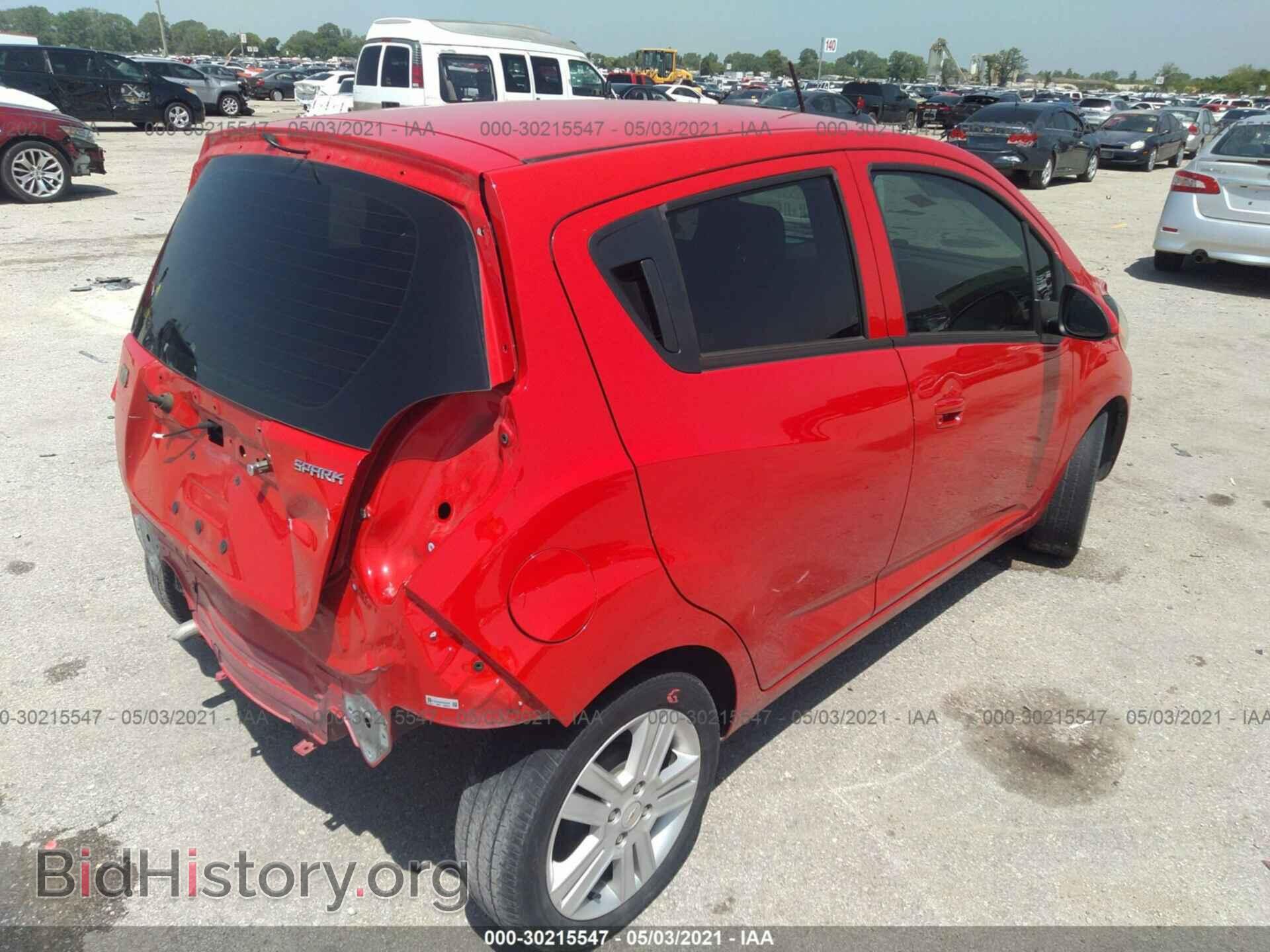 2014 CHEVROLET SPARK - VIN: KL8CD6S98EC525063 - Фото 4