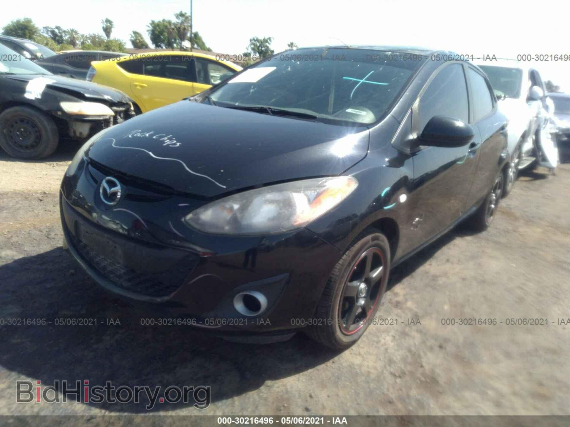 2014 MAZDA MAZDA2 - VIN: JM1DE1LY3E0176333 - Фото 2