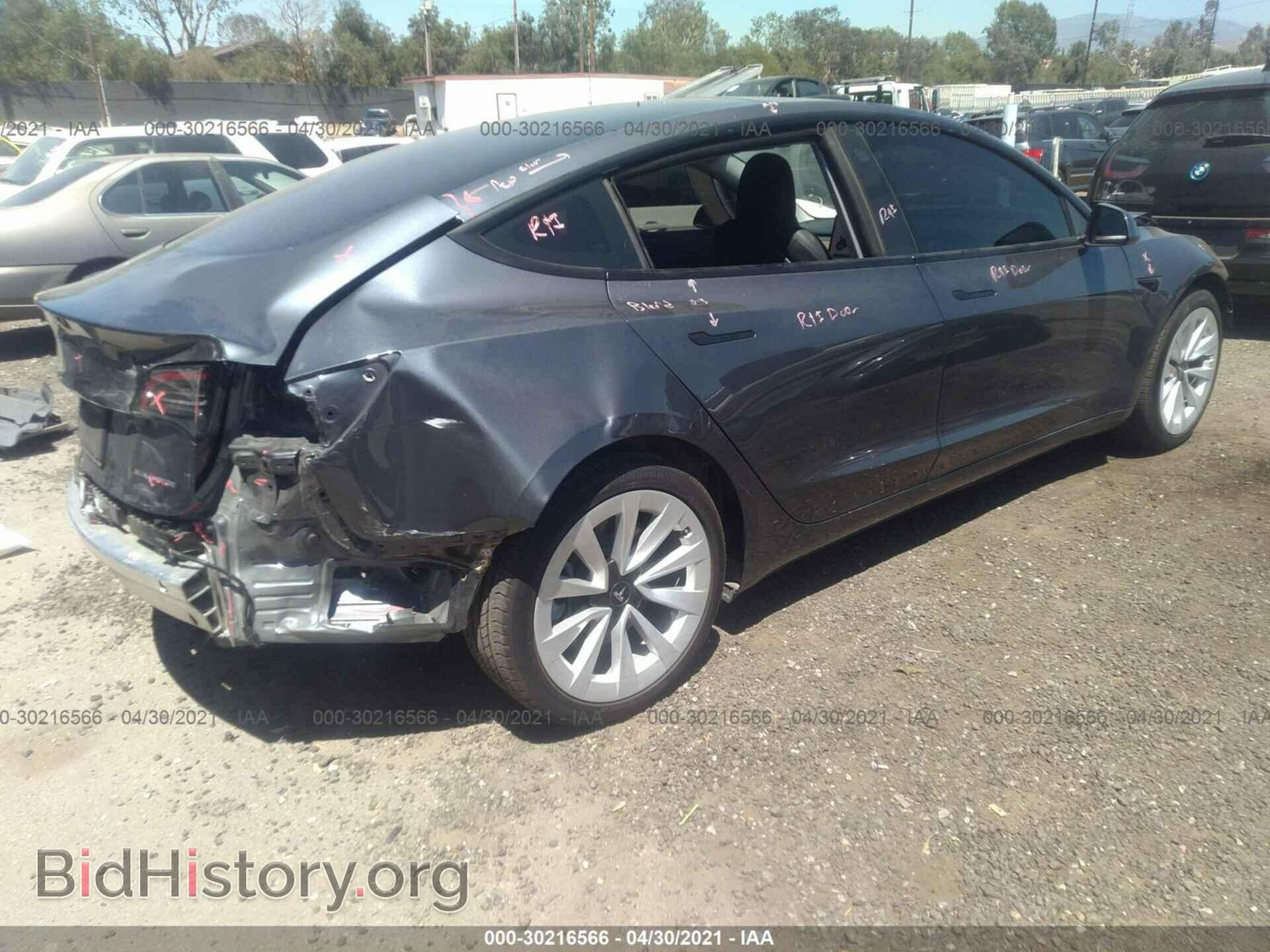 2021 TESLA MODEL 3 - VIN: 5YJ3E1EB6MF870972 - Photo 4